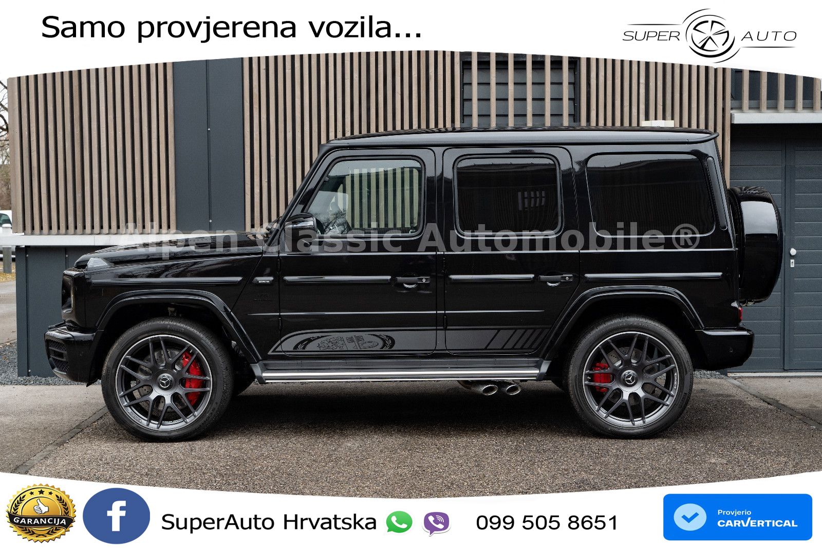 Mercedes AMG G 63 Long V8 (585 KS) 4MATIC 9G-TRONIC AMG SPEEDSHIFT PLUS LED+GR SJED+ACC