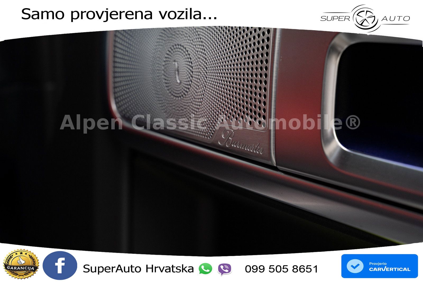 Mercedes AMG G 63 Long V8 (585 KS) 4MATIC 9G-TRONIC AMG SPEEDSHIFT PLUS LED+GR SJED+ACC