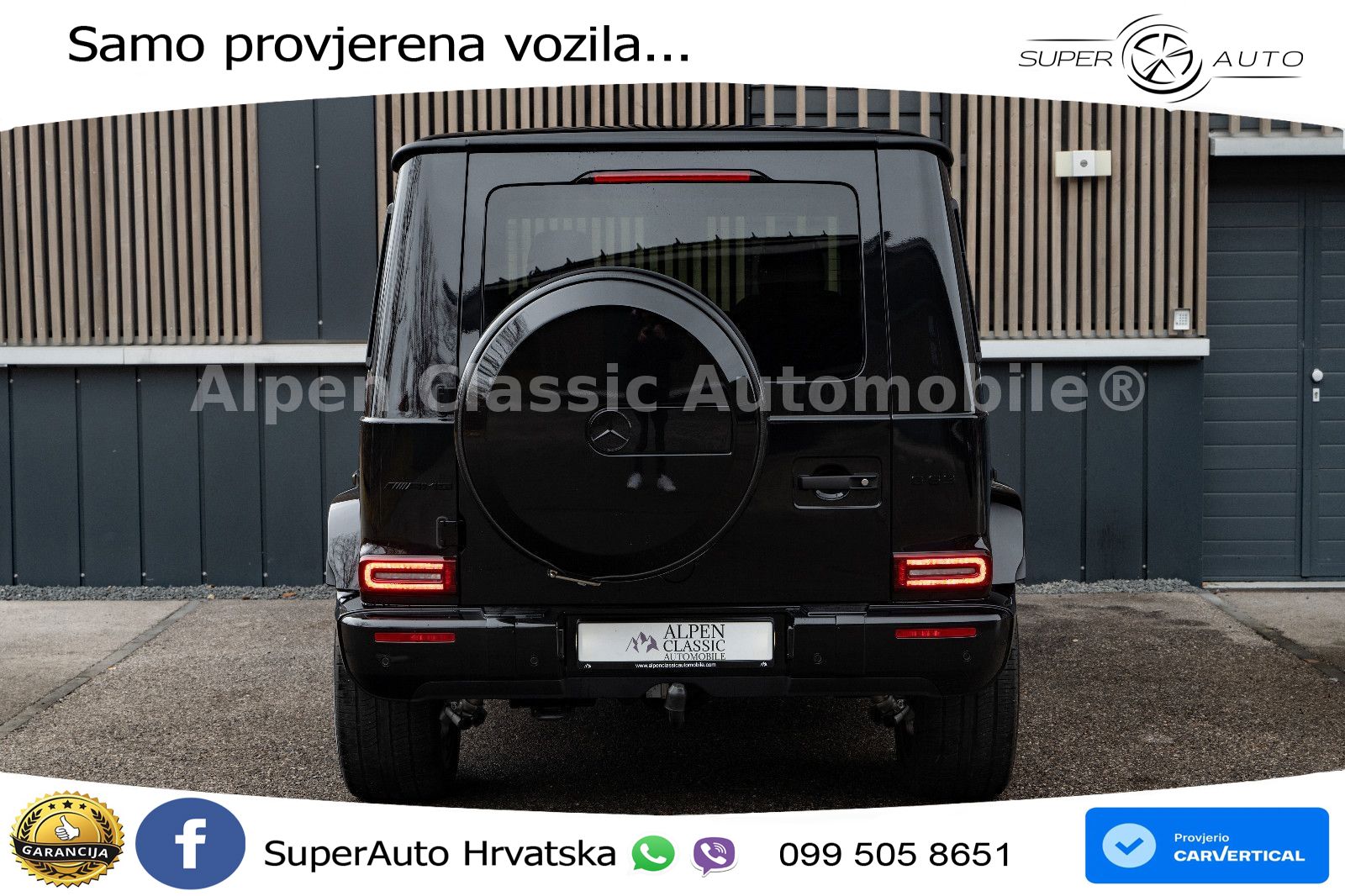 Mercedes AMG G 63 Long V8 (585 KS) 4MATIC 9G-TRONIC AMG SPEEDSHIFT PLUS LED+GR SJED+ACC