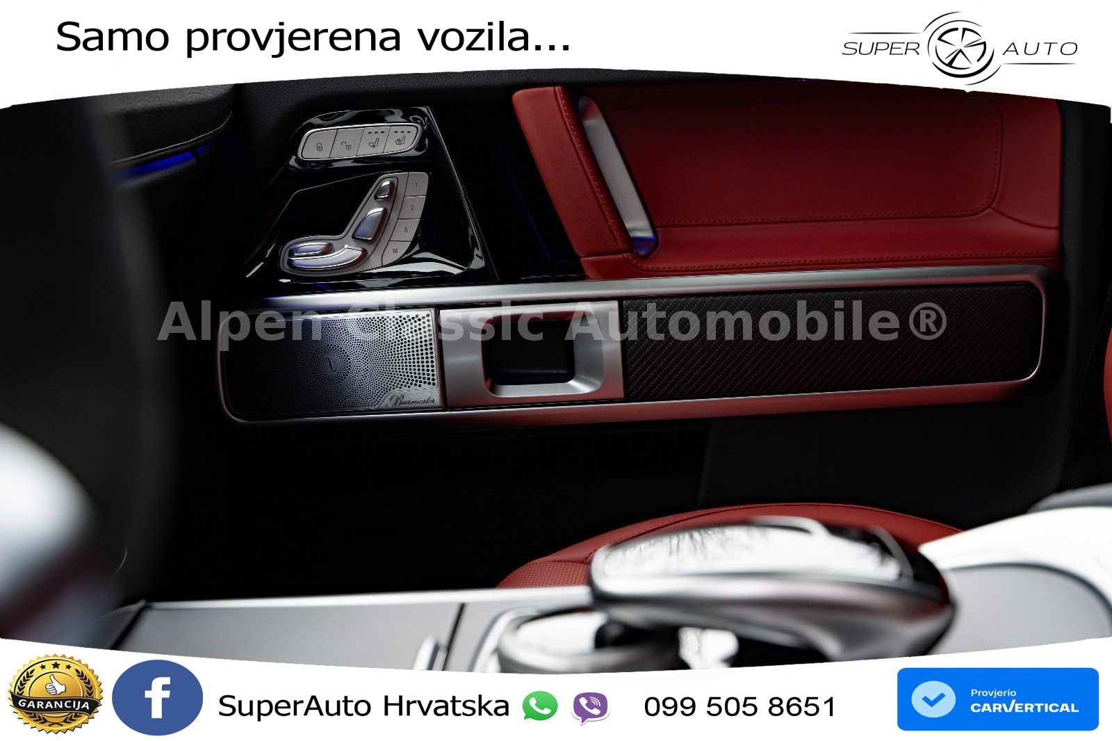 Mercedes AMG G 63 Long V8 (585 KS) 4MATIC 9G-TRONIC AMG SPEEDSHIFT PLUS LED+GR SJED+ACC