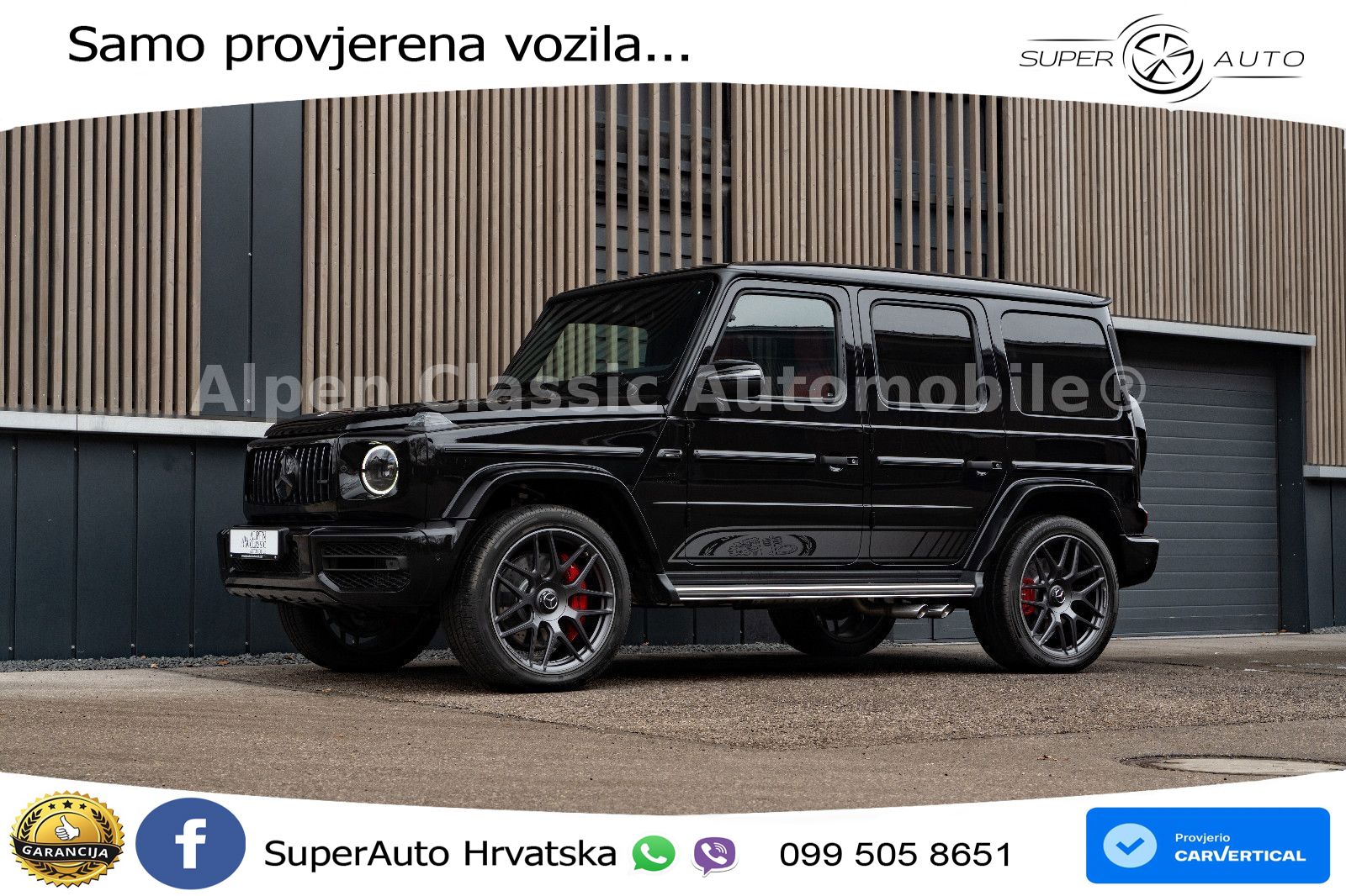 Mercedes AMG G 63 Long V8 (585 KS) 4MATIC 9G-TRONIC AMG SPEEDSHIFT PLUS LED+GR SJED+ACC