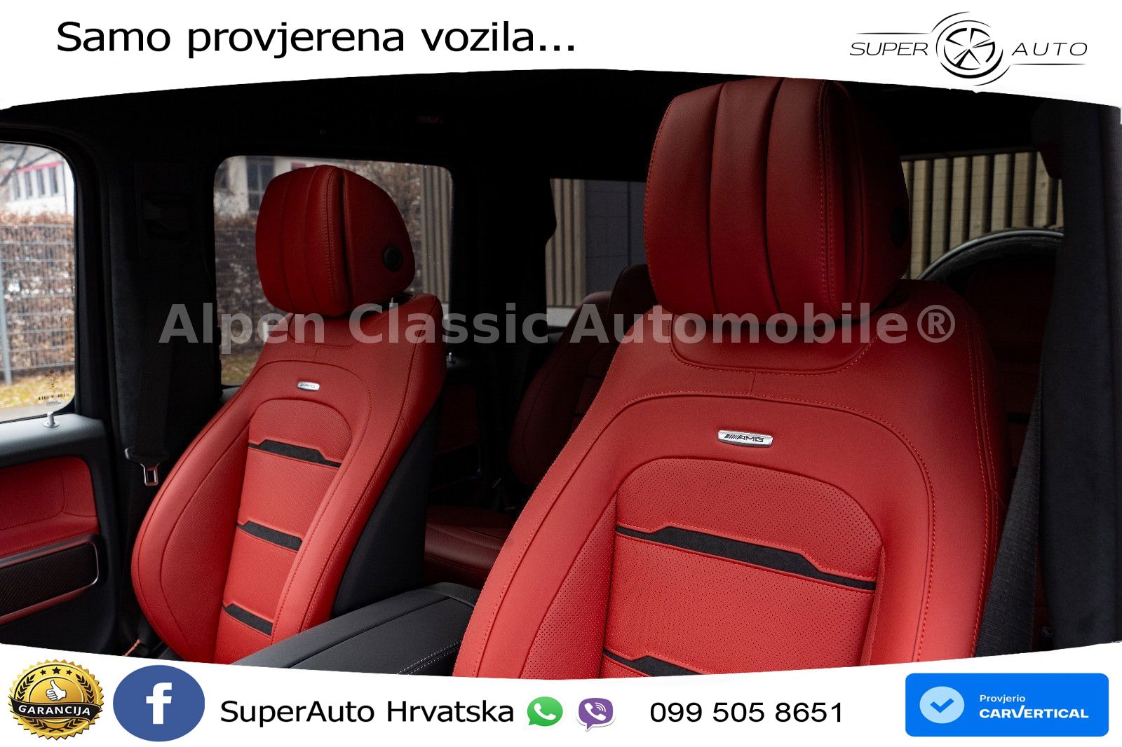 Mercedes AMG G 63 Long V8 (585 KS) 4MATIC 9G-TRONIC AMG SPEEDSHIFT PLUS LED+GR SJED+ACC