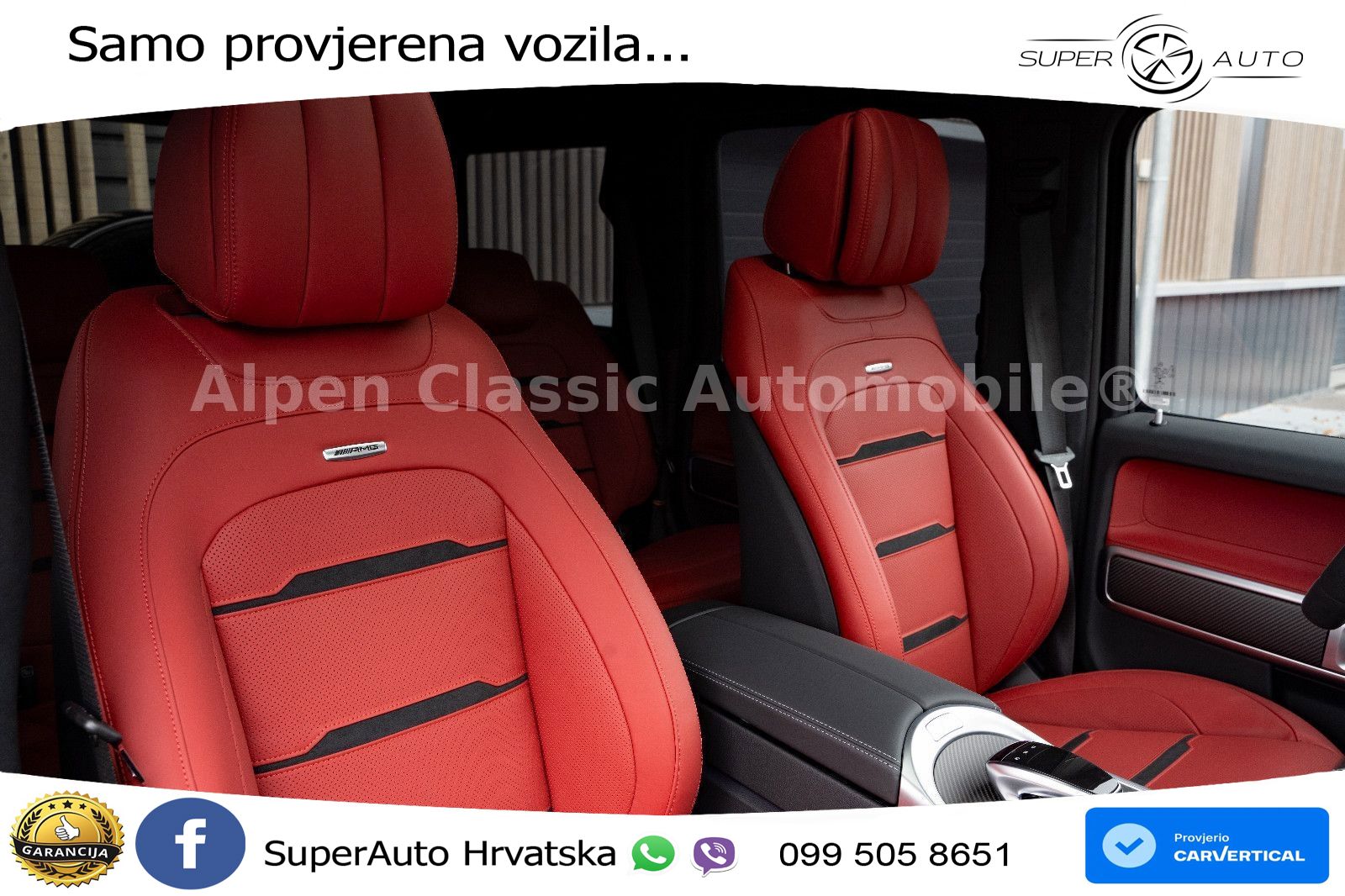 Mercedes AMG G 63 Long V8 (585 KS) 4MATIC 9G-TRONIC AMG SPEEDSHIFT PLUS LED+GR SJED+ACC