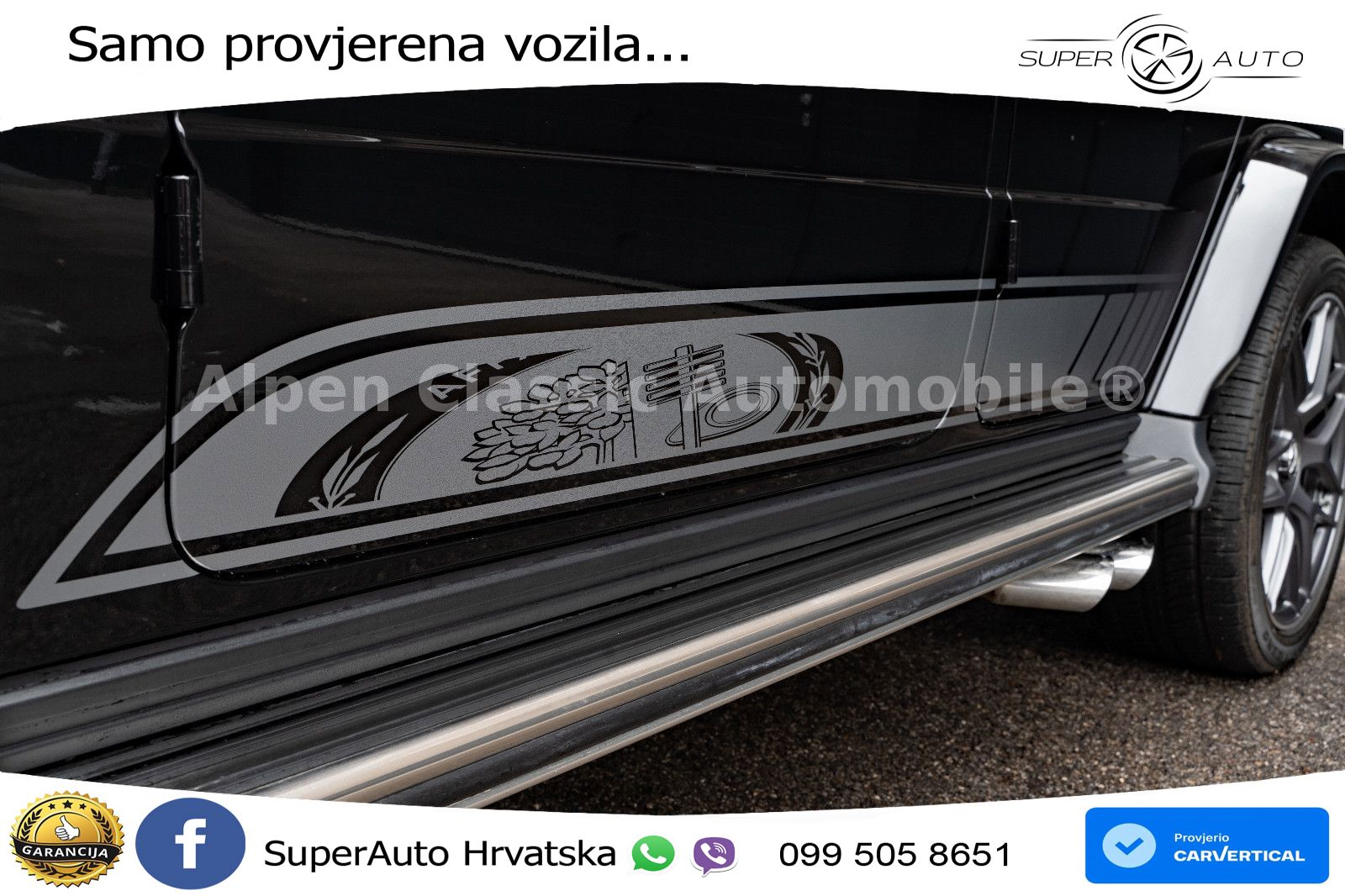 Mercedes AMG G 63 Long V8 (585 KS) 4MATIC 9G-TRONIC AMG SPEEDSHIFT PLUS LED+GR SJED+ACC