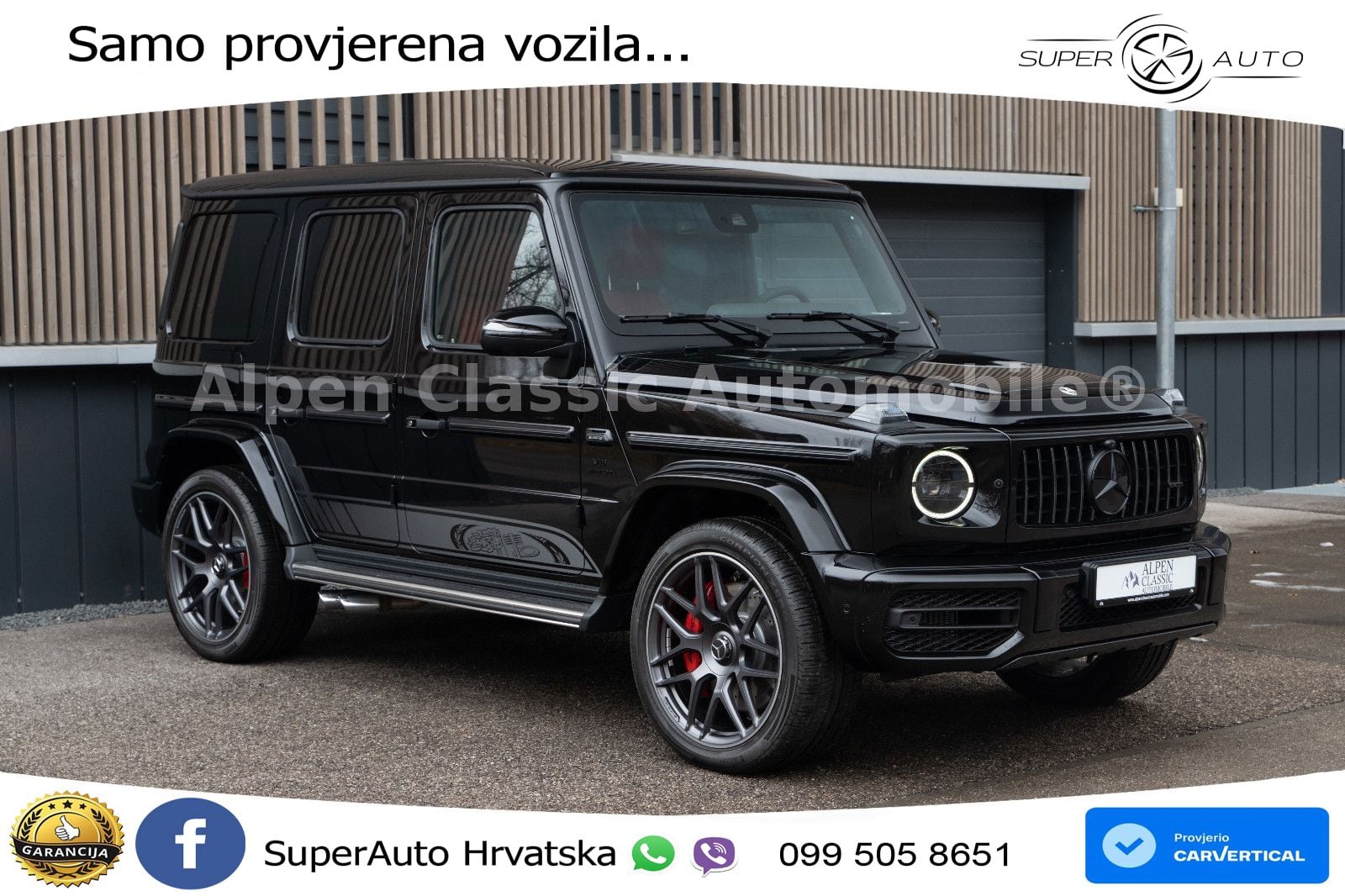 Mercedes AMG G 63 Long V8 (585 KS) 4MATIC 9G-TRONIC AMG SPEEDSHIFT PLUS LED+GR SJED+ACC