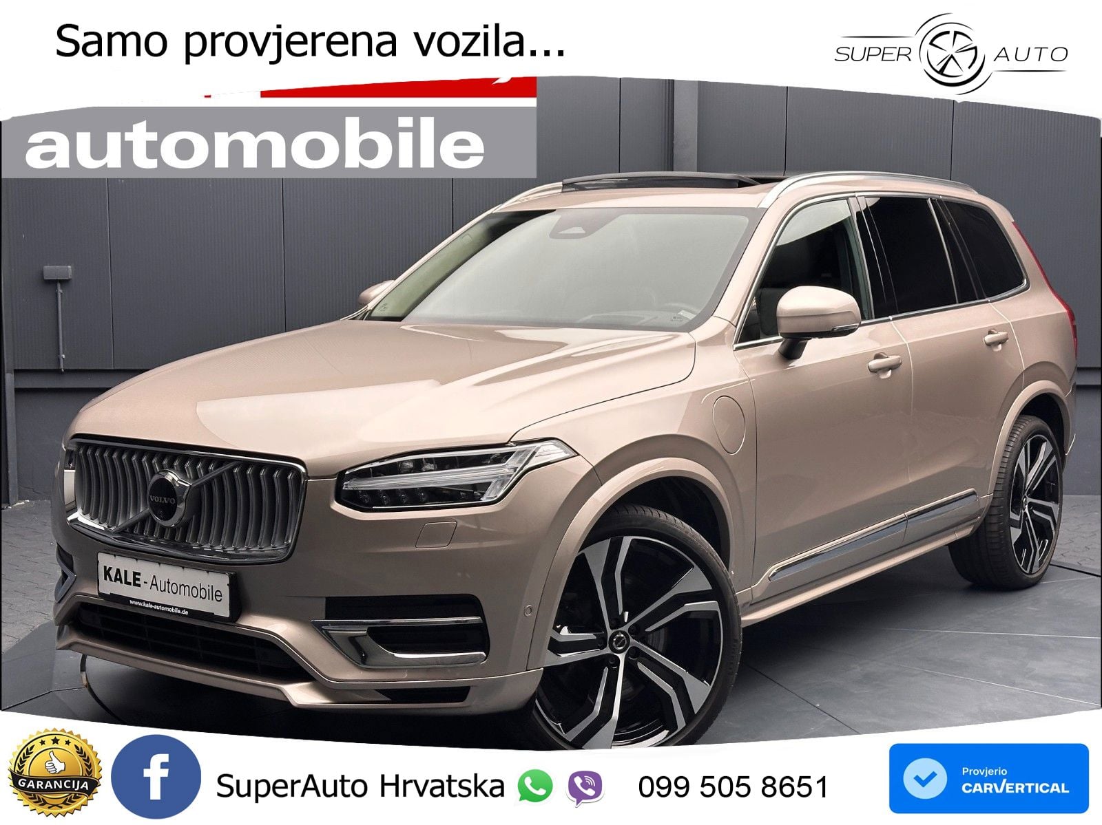 Volvo XC90 2.0 T8 AWD Automatic ACC+HEAD+4xGR SJED+360+PANO