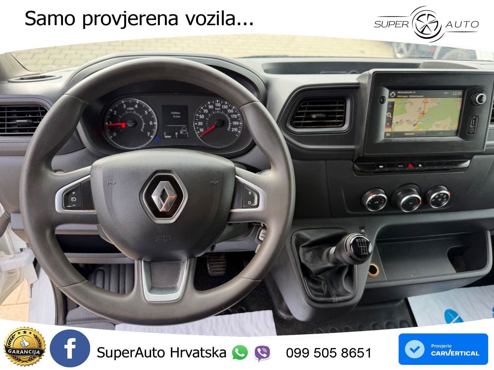 Renault Master Kasten L3-H2 7-SITZE*NAVI*AHK*KAMERA*3,5t 179 KS