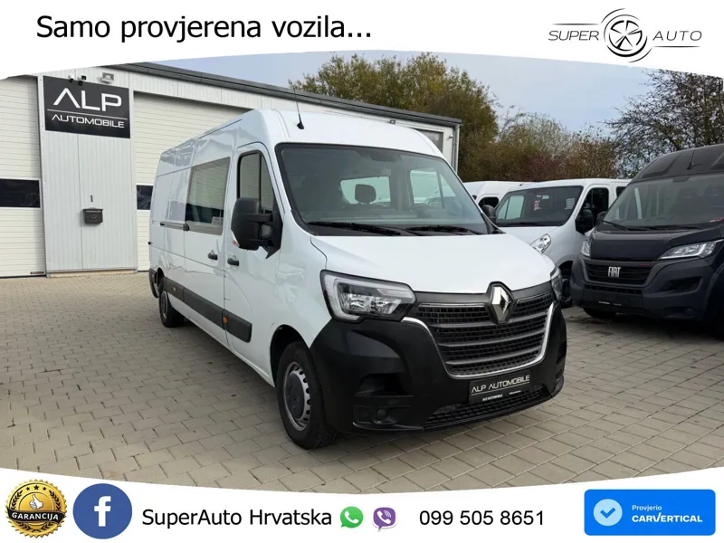 Renault Master Kasten L3-H2 7-SITZE*NAVI*AHK*KAMERA*3,5t 179 KS