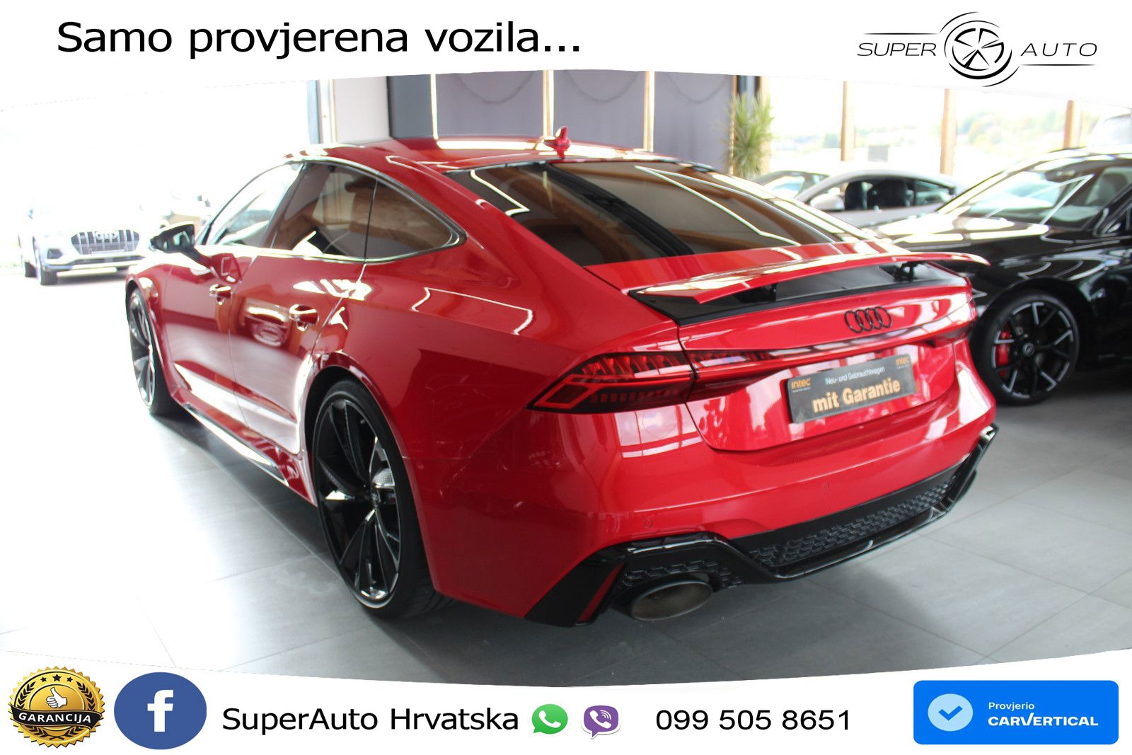 Audi RS7 4.0 TFSI V8 (600 KS) quattro tiptronic LED+GR SJED+ACC
