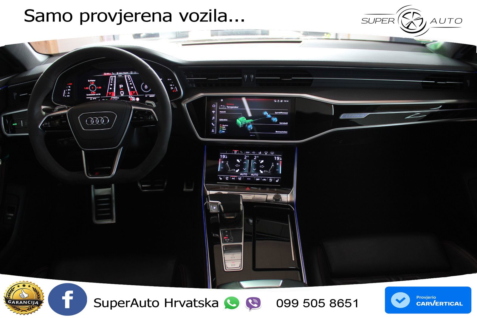 Audi RS7 4.0 TFSI V8 (600 KS) quattro tiptronic LED+GR SJED+ACC