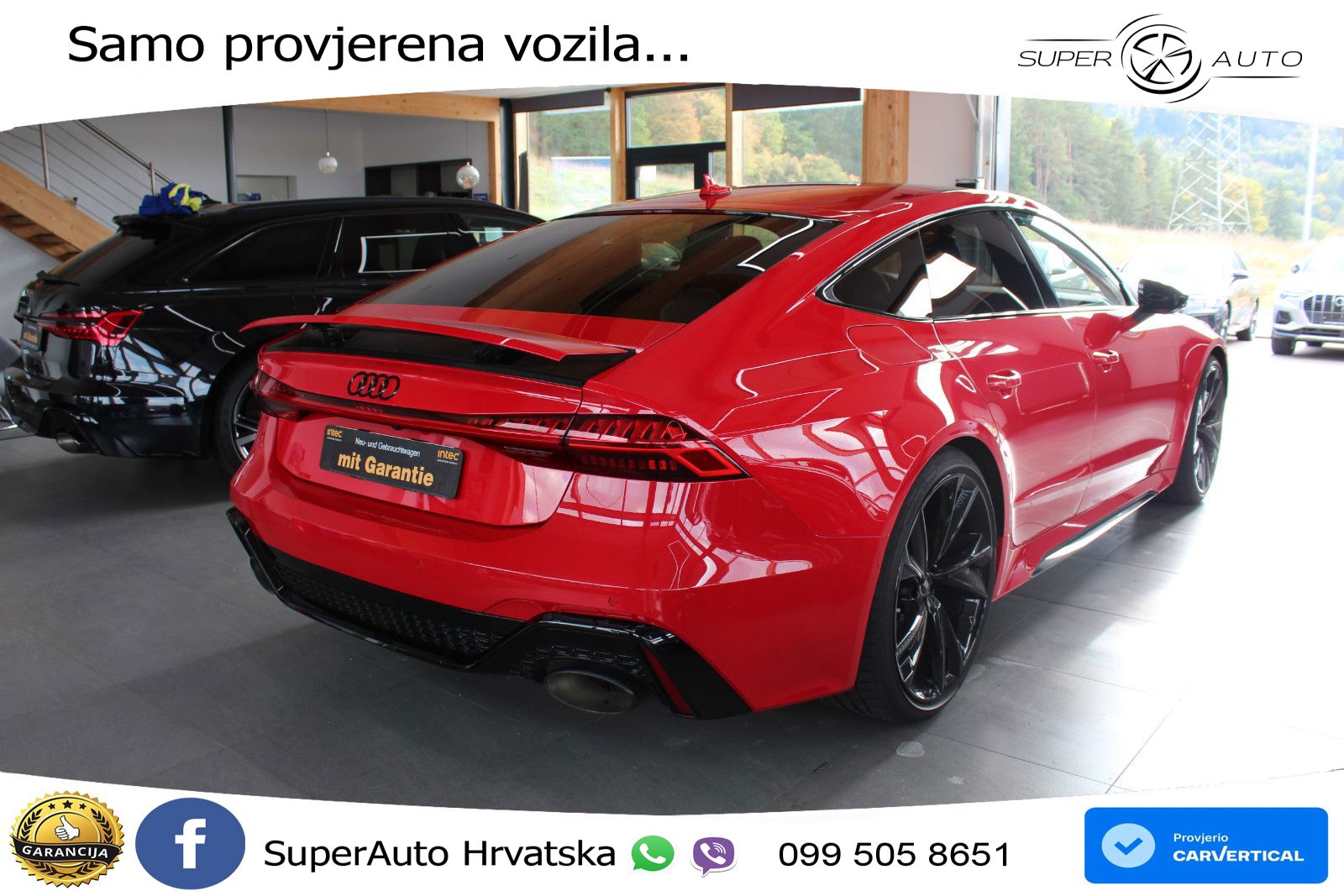 Audi RS7 4.0 TFSI V8 (600 KS) quattro tiptronic LED+GR SJED+ACC