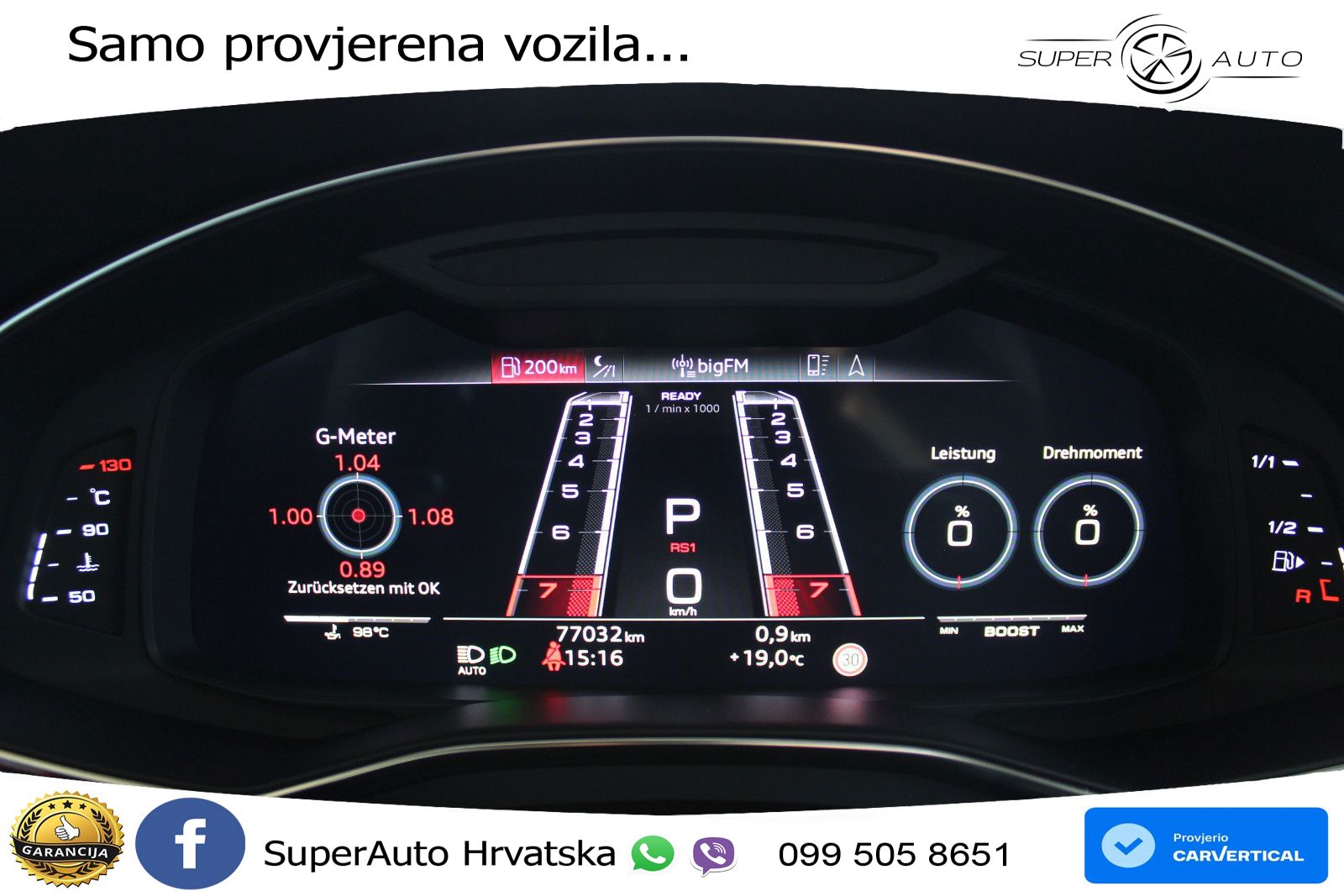 Audi RS7 4.0 TFSI V8 (600 KS) quattro tiptronic LED+GR SJED+ACC