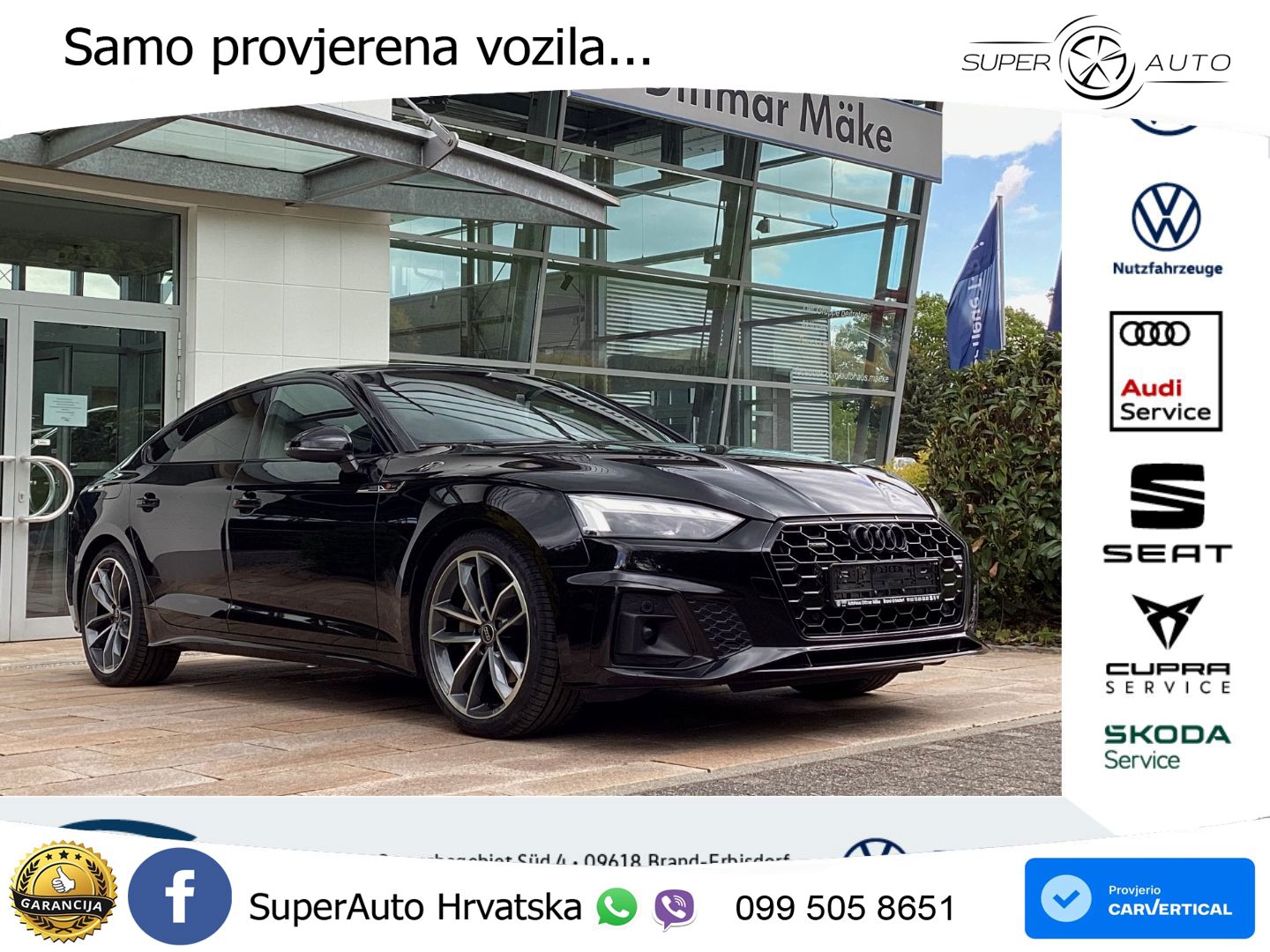 Audi A5 Sportback 40 TDI (204 KS) quattro S tronic S line MATRIX+GR SJED+KAM