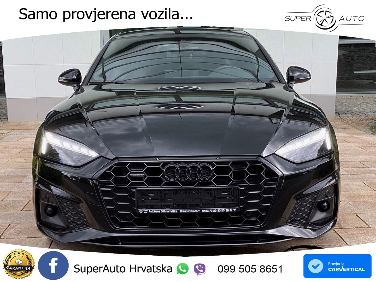 Audi A5 Sportback 40 TDI (204 KS) quattro S tronic S line MATRIX+GR SJED+KAM