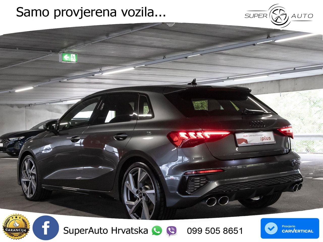 Audi S3 2.0 TFSI (310 KS) quattro S tronic MATRIX+GR SJED+KAM