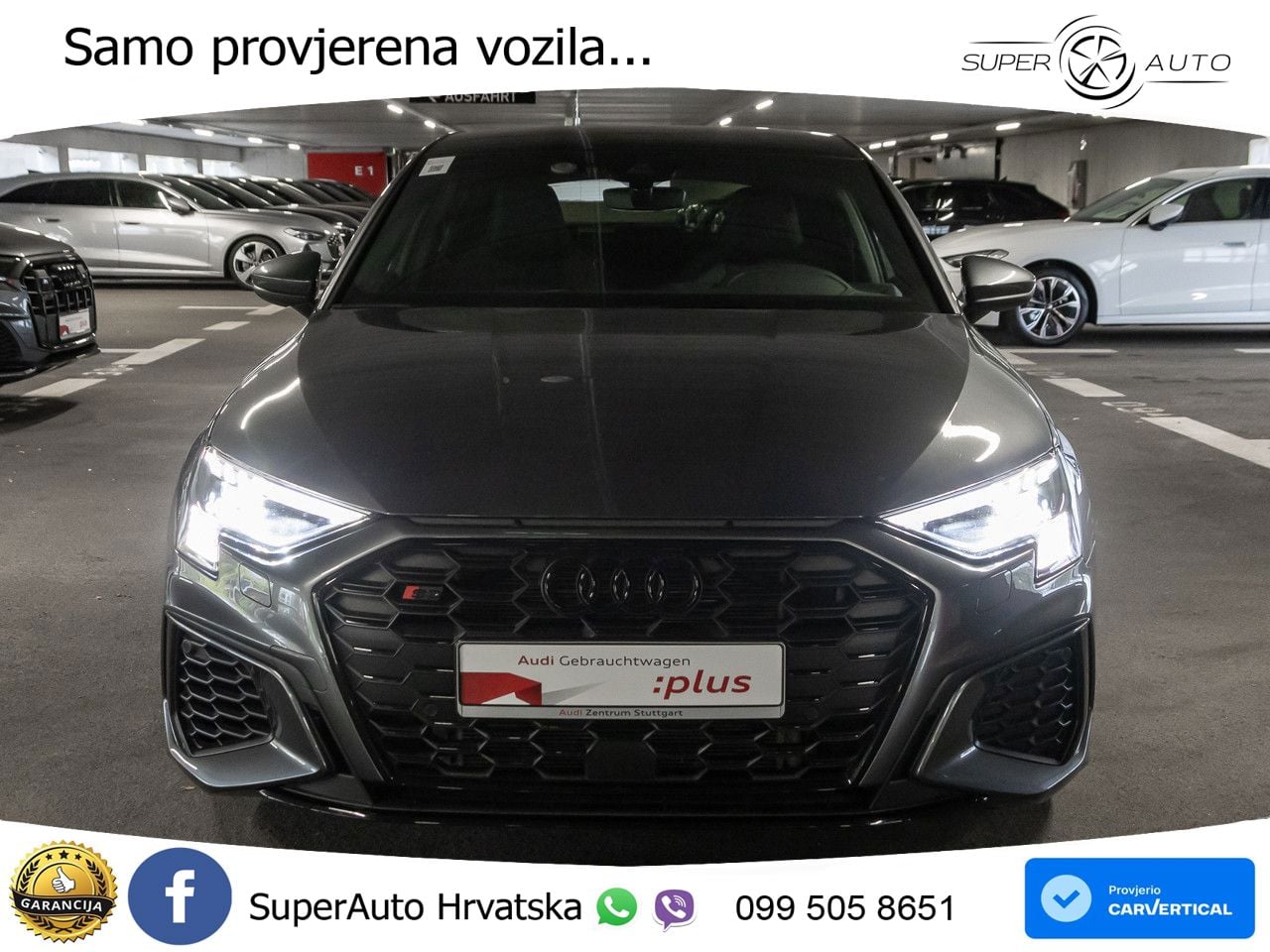 Audi S3 2.0 TFSI (310 KS) quattro S tronic MATRIX+GR SJED+KAM