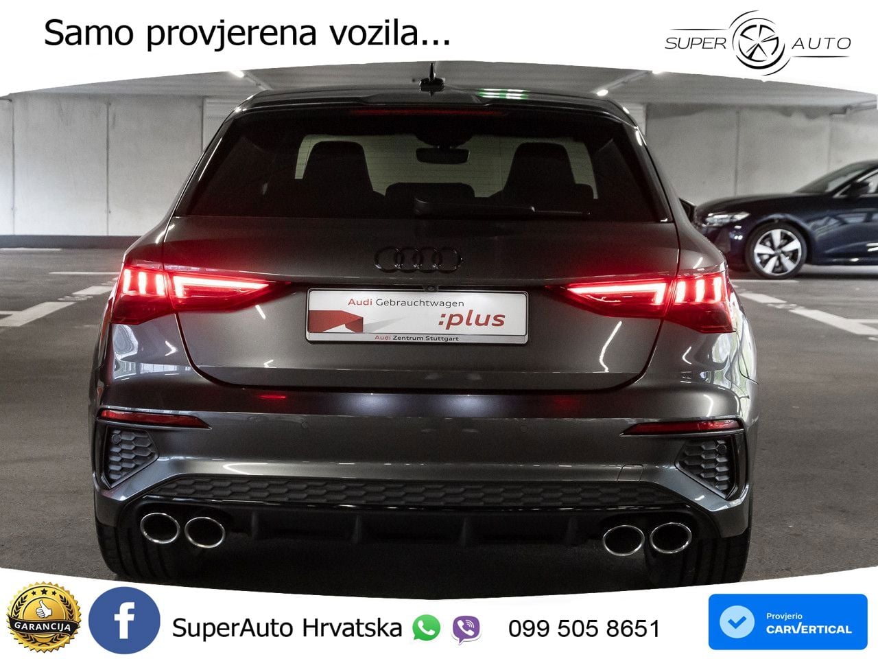 Audi S3 2.0 TFSI (310 KS) quattro S tronic MATRIX+GR SJED+KAM