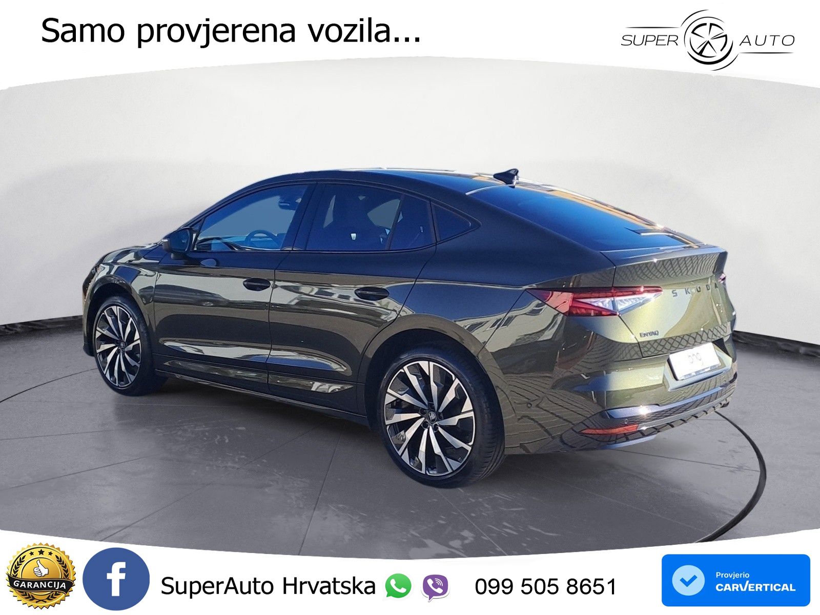 Škoda Enyaq Coupe iV 85 82 kWh (286 KS) SportLine MATRIX+GR SJED+KAM