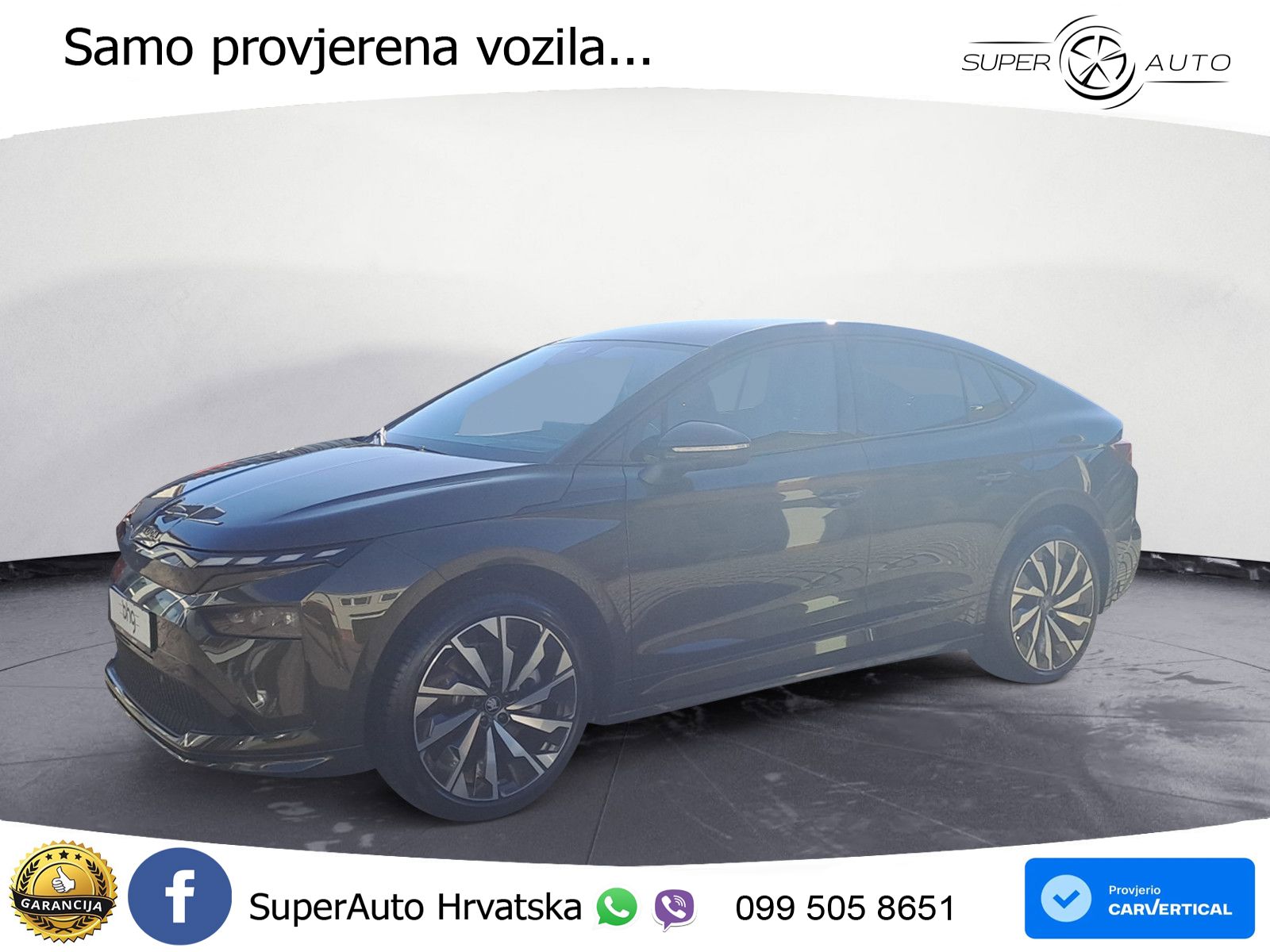 Škoda Enyaq Coupe iV 85 82 kWh (286 KS) SportLine MATRIX+GR SJED+KAM