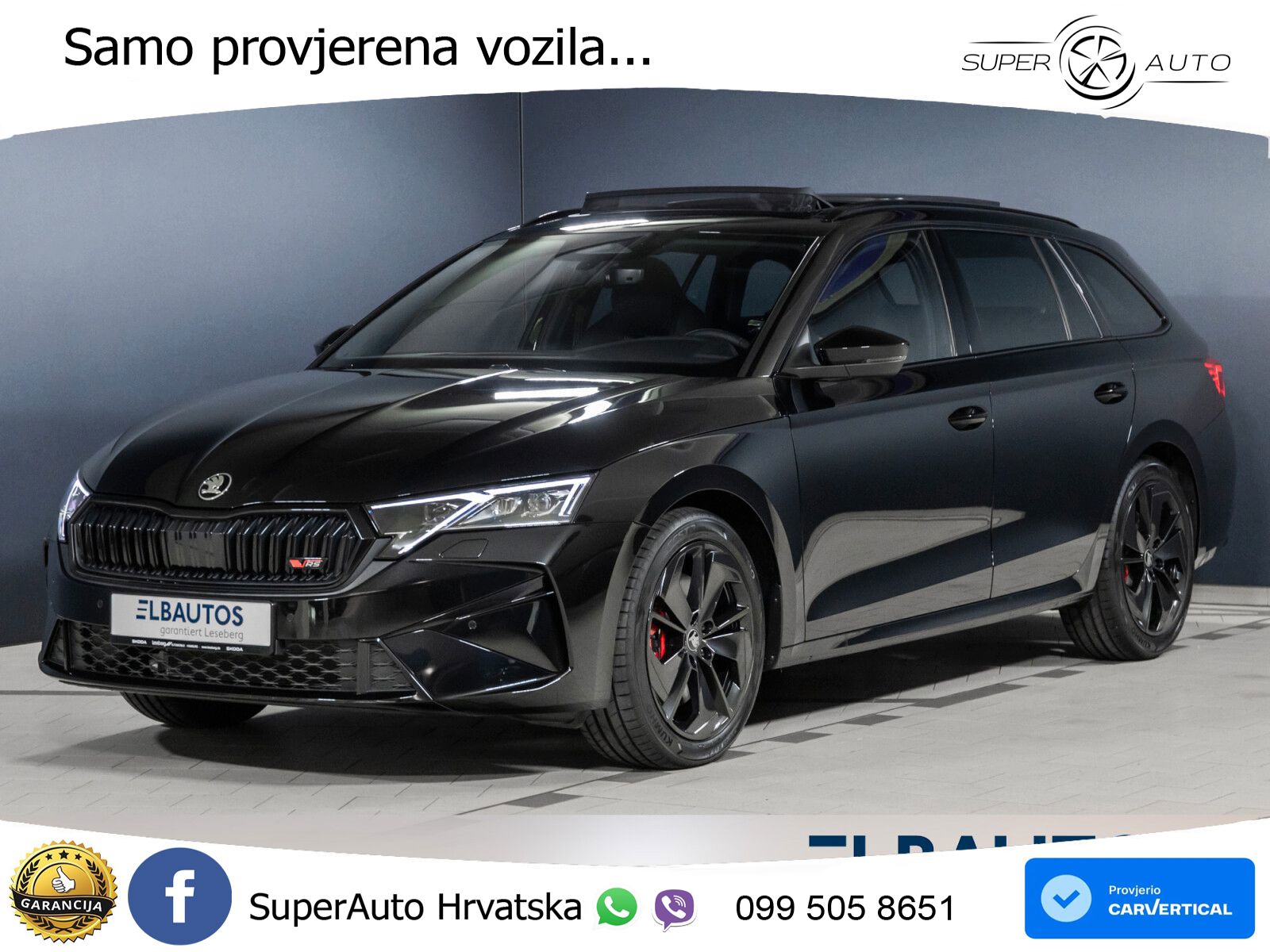 Škoda Octavia Combi RS 2.0 TSI (265 KS) DSG MATRIX+GR SJED+KAM