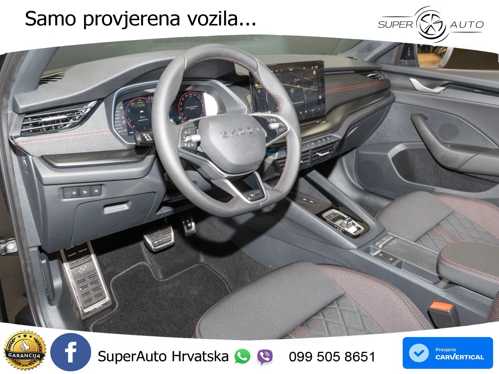 Škoda Octavia Combi RS 2.0 TSI (265 KS) DSG MATRIX+GR SJED+KAM