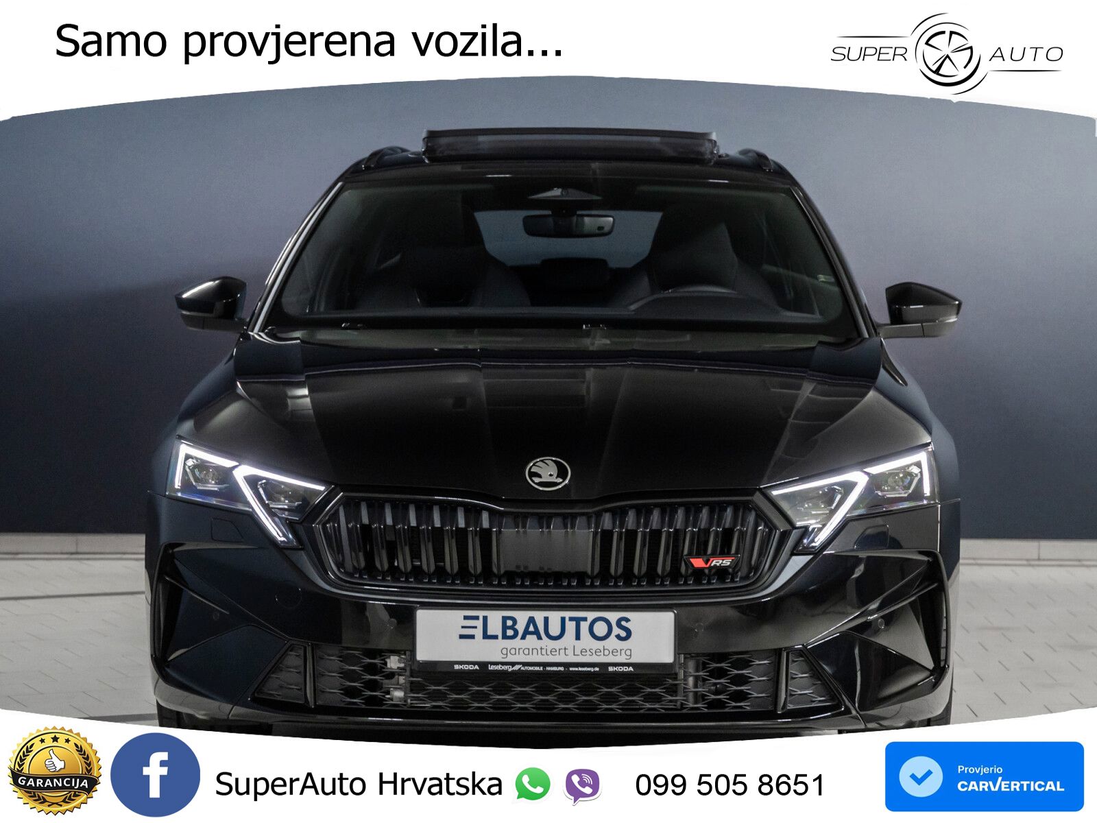 Škoda Octavia Combi RS 2.0 TSI (265 KS) DSG MATRIX+GR SJED+KAM