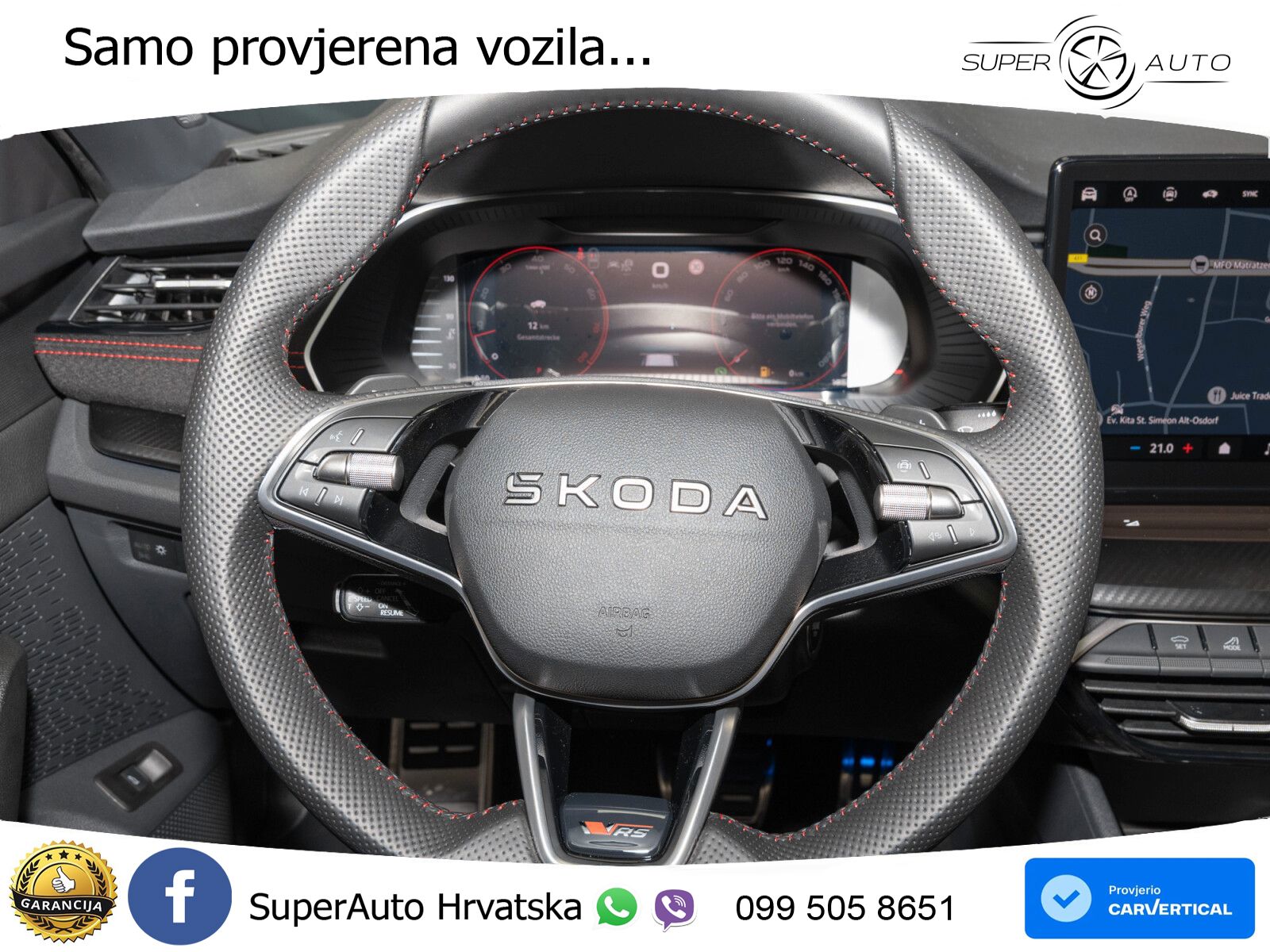 Škoda Octavia Combi RS 2.0 TSI (265 KS) DSG MATRIX+GR SJED+KAM