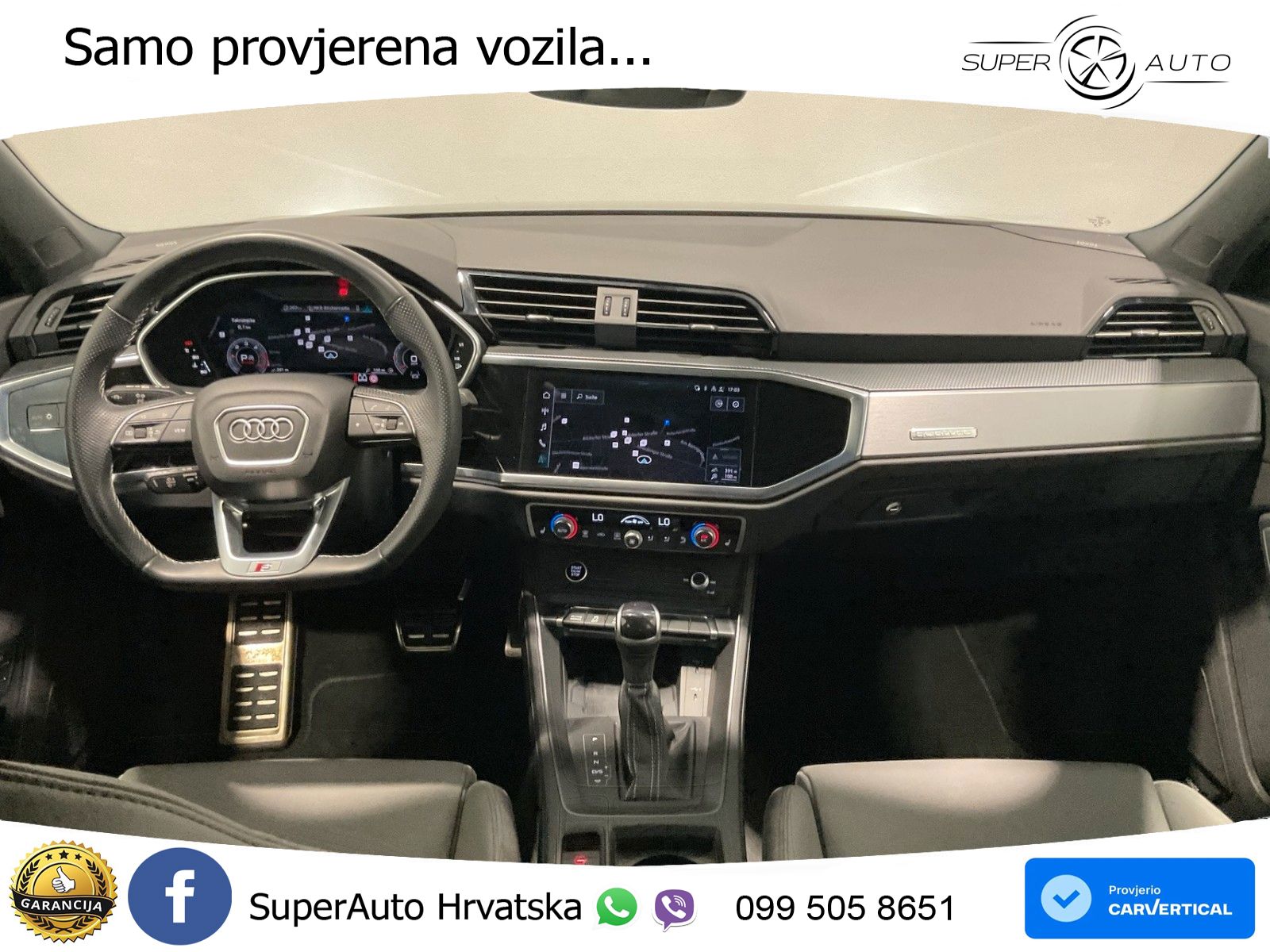 Audi Q3 Sportback 40 TDI (200 KS) quattro S tronic S line LED+GR SJED+ACC