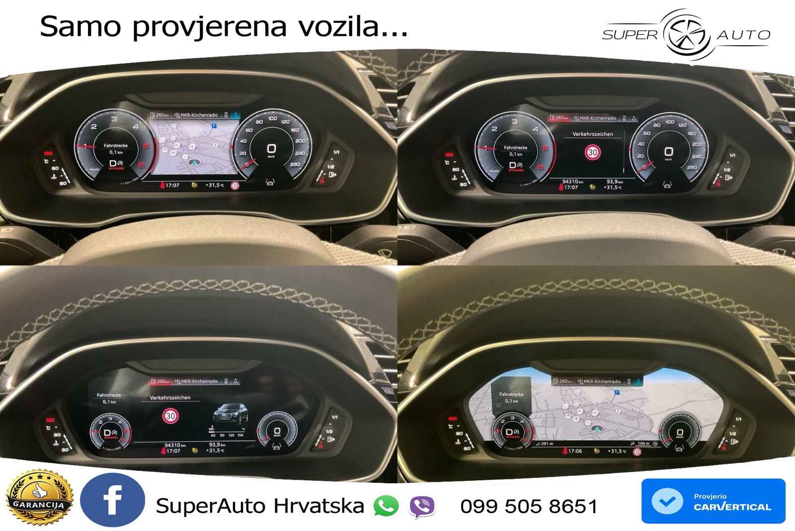Audi Q3 Sportback 40 TDI (200 KS) quattro S tronic S line LED+GR SJED+ACC