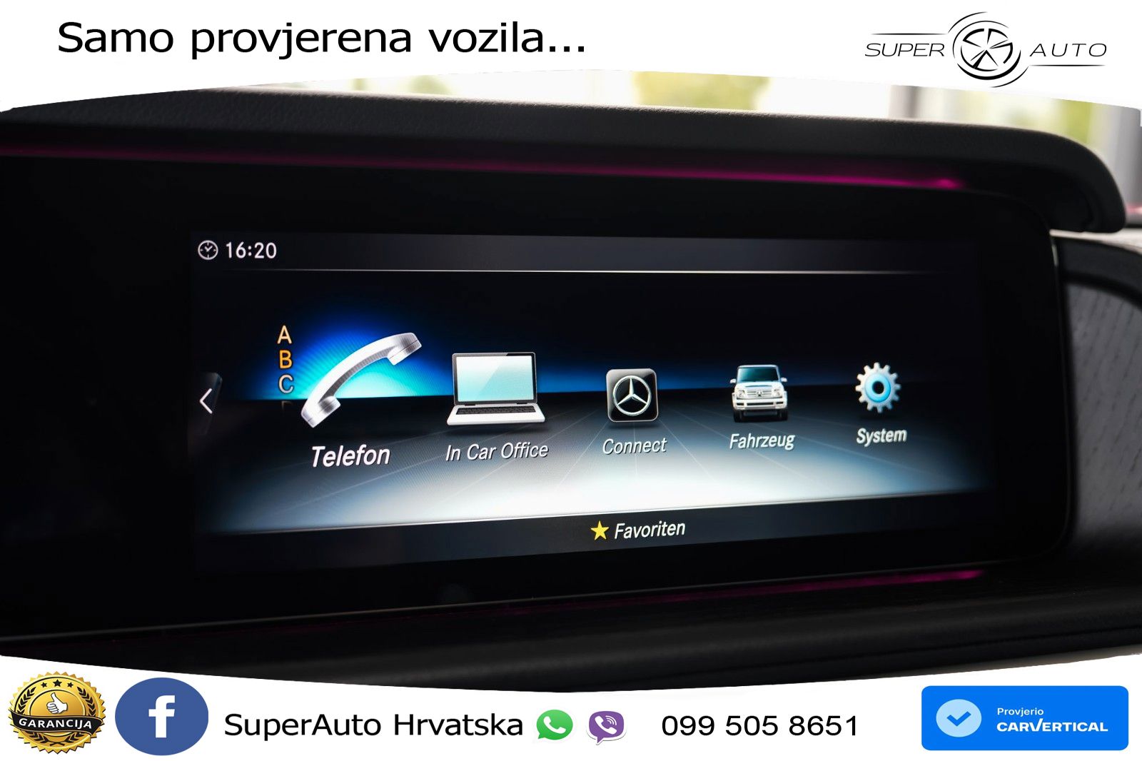 Mercedes G 500 Long V8 (422 KS) 4MATIC 9G-TRONIC AMG LED+GR SJED+ACC