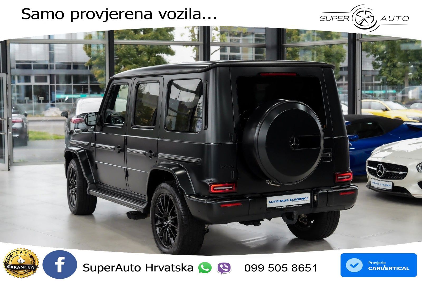 Mercedes G 500 Long V8 (422 KS) 4MATIC 9G-TRONIC AMG LED+GR SJED+ACC