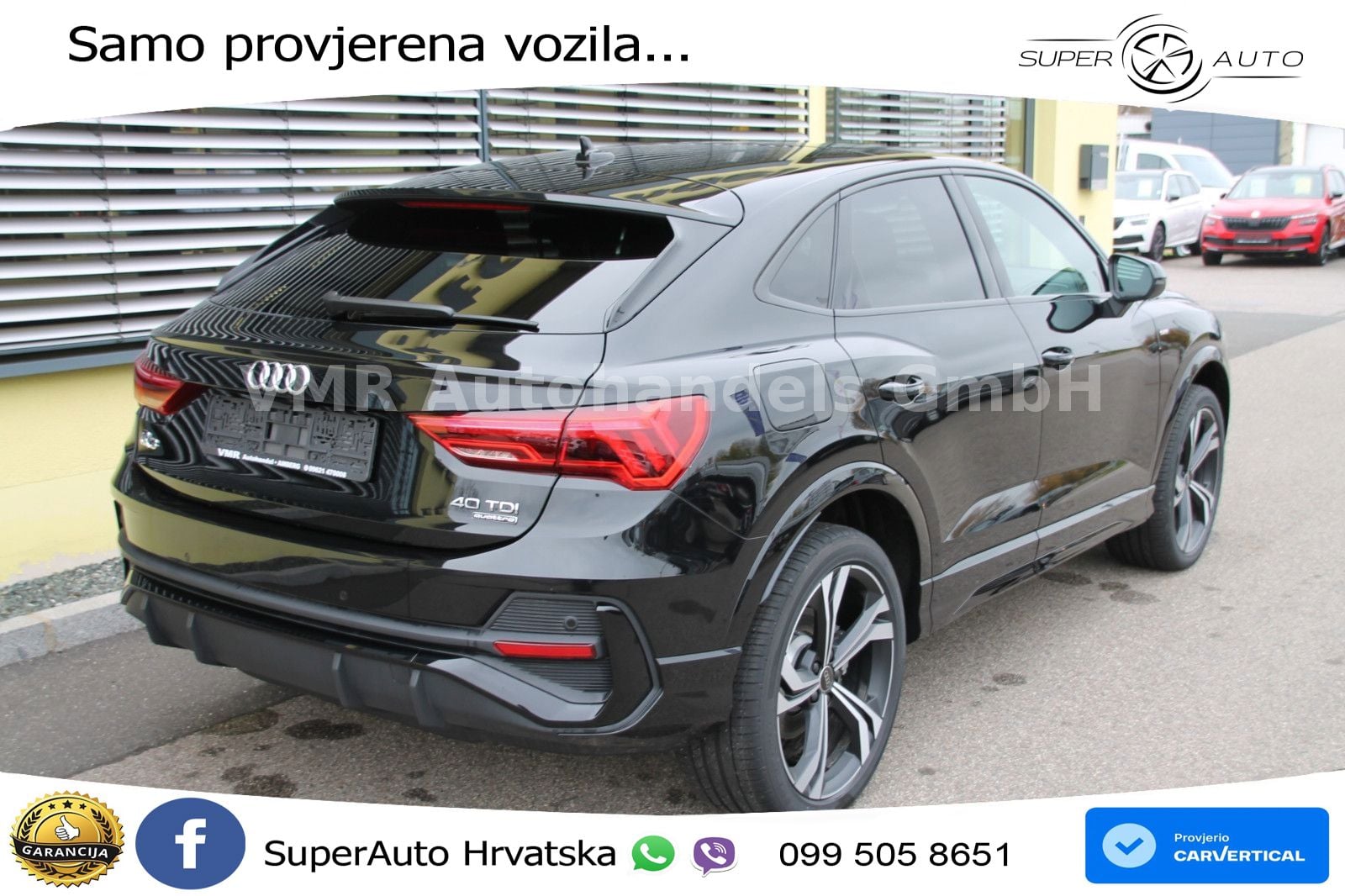 Audi Q3 Sportback 40 TDI (200 KS) quattro S tronic 2x S line ACC+GR SJED+360+PANO