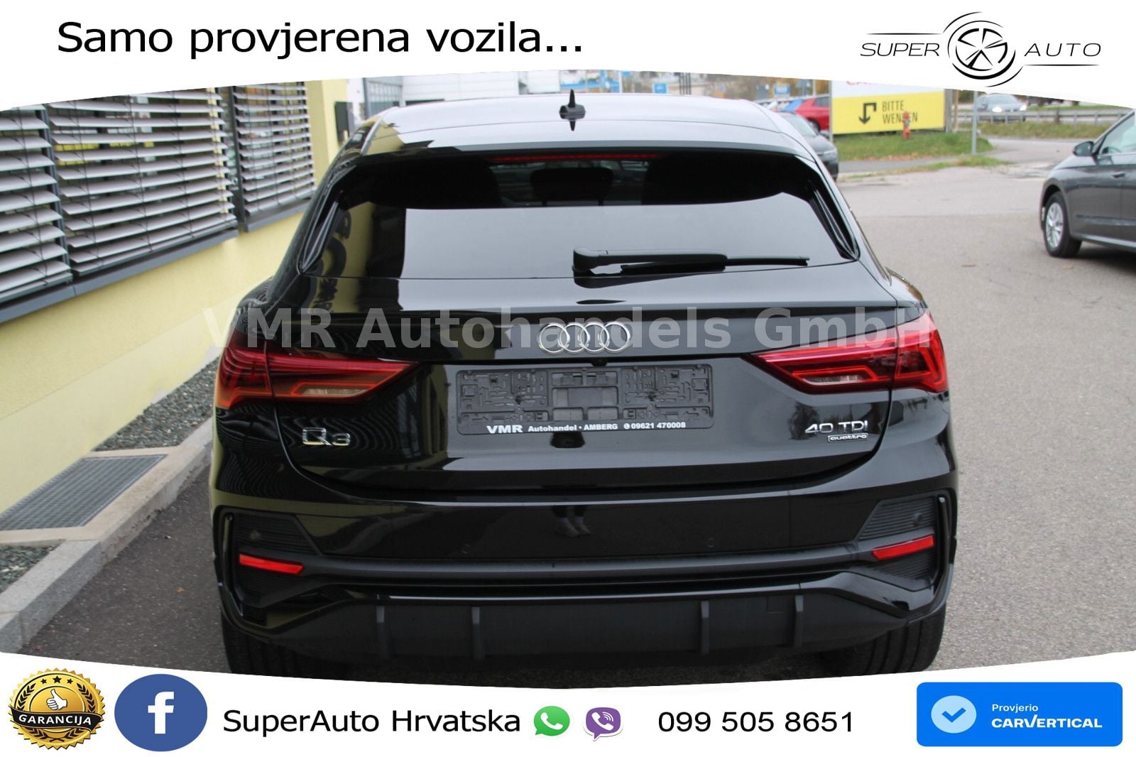 Audi Q3 Sportback 40 TDI (200 KS) quattro S tronic 2x S line ACC+GR SJED+360+PANO