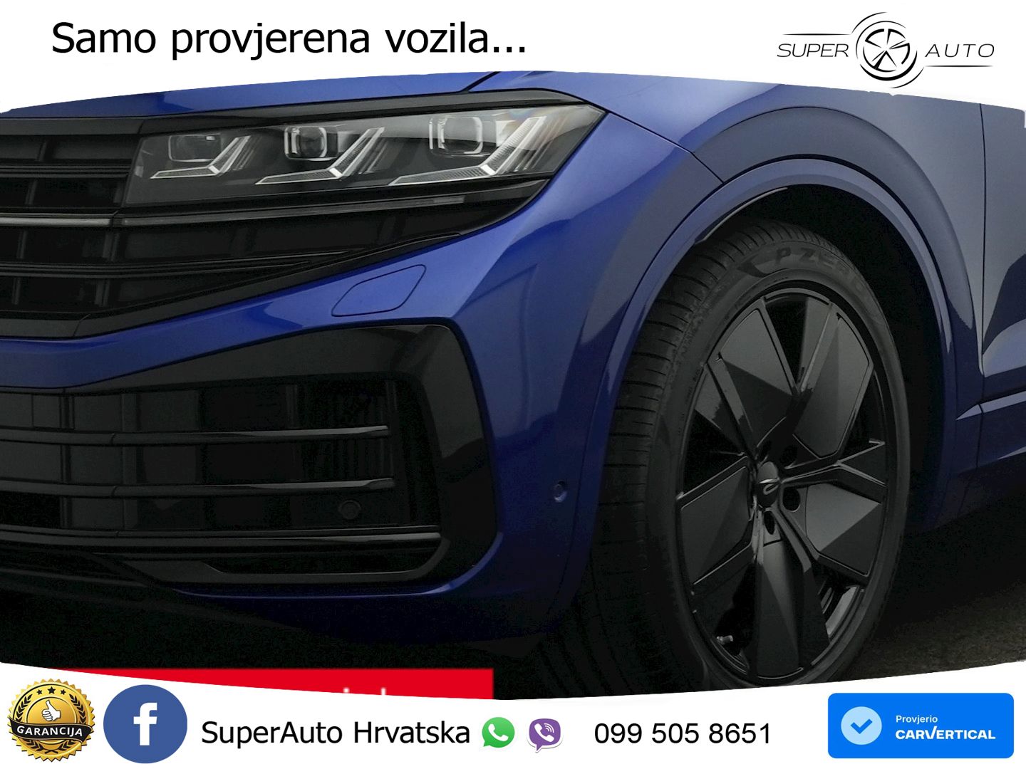 Volkswagen Touareg R 3.0 V6 TFSI (462 KS) 4MOTION Tiptronic ZRAČNI+ACC+4xGR SJED+360