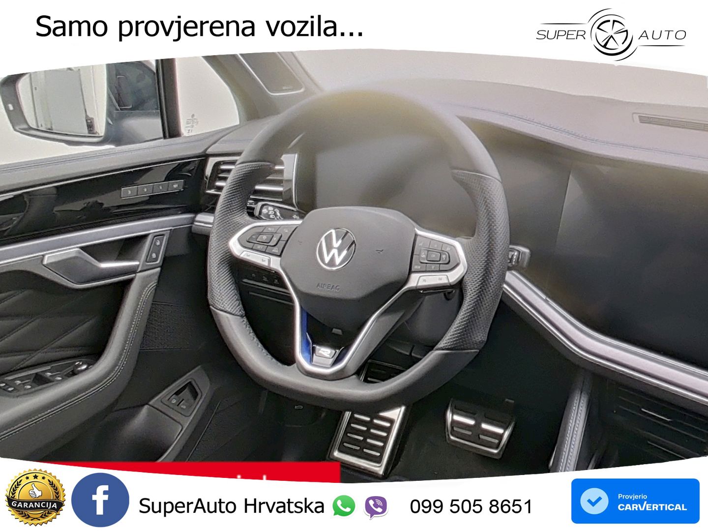 Volkswagen Touareg R 3.0 V6 TFSI (462 KS) 4MOTION Tiptronic ZRAČNI+ACC+4xGR SJED+360