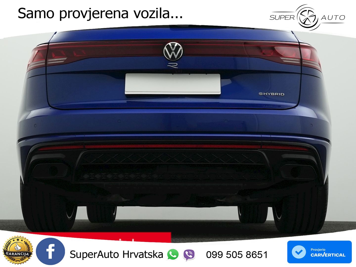 Volkswagen Touareg R 3.0 V6 TFSI (462 KS) 4MOTION Tiptronic ZRAČNI+ACC+4xGR SJED+360
