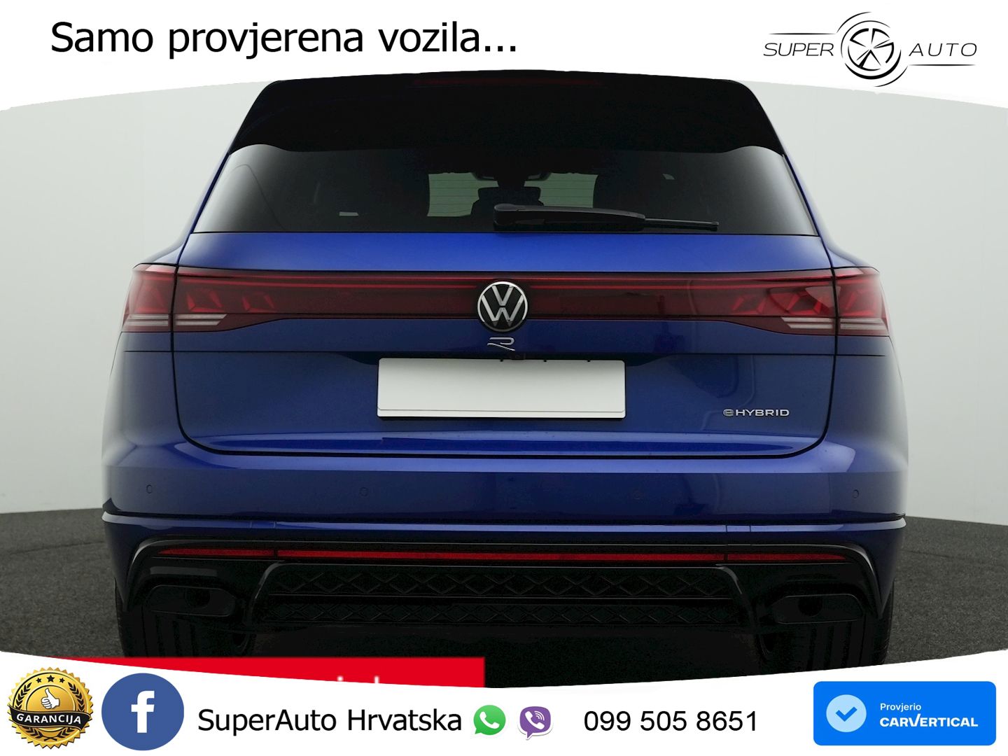 Volkswagen Touareg R 3.0 V6 TFSI (462 KS) 4MOTION Tiptronic ZRAČNI+ACC+4xGR SJED+360