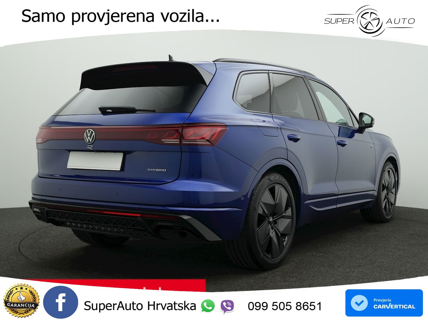 Volkswagen Touareg R 3.0 V6 TFSI (462 KS) 4MOTION Tiptronic ZRAČNI+ACC+4xGR SJED+360