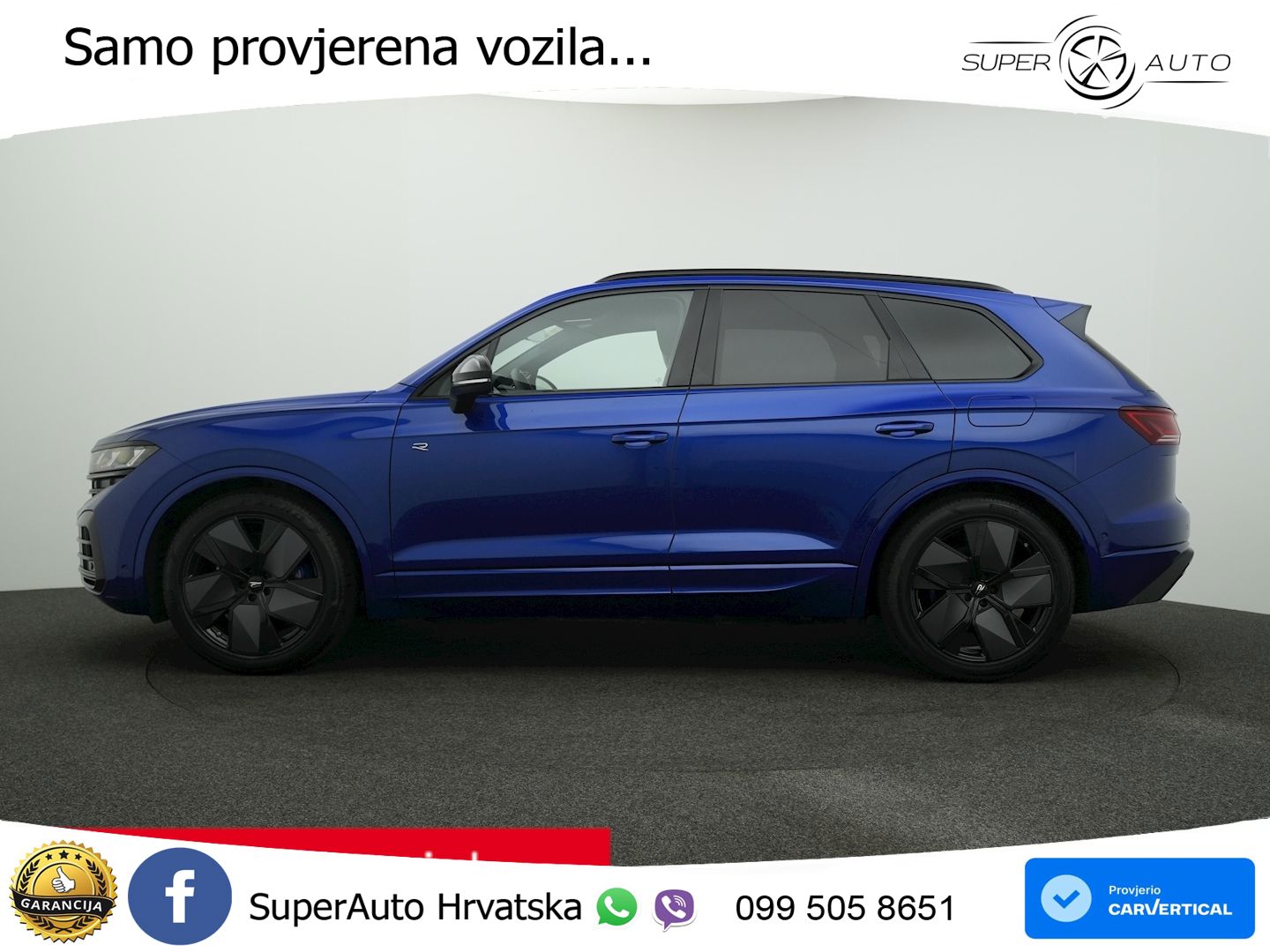 Volkswagen Touareg R 3.0 V6 TFSI (462 KS) 4MOTION Tiptronic ZRAČNI+ACC+4xGR SJED+360