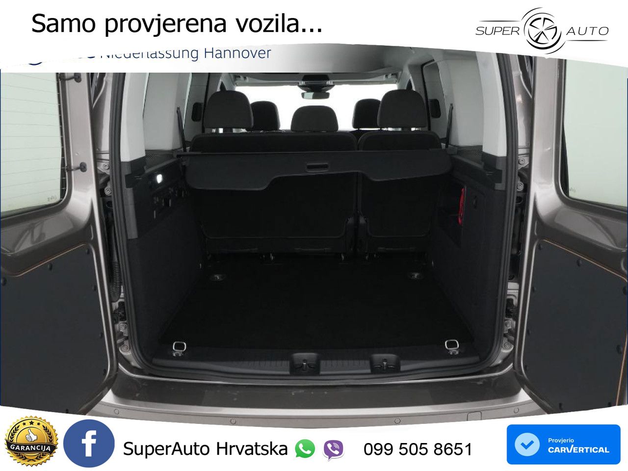 Volkswagen Caddy Life Heckflügeltüren Klima Sitzh vorb. 102 KS
