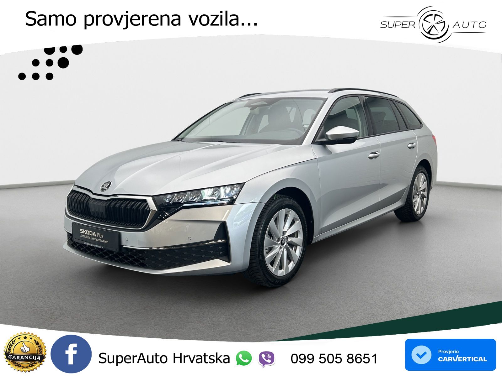 Škoda Octavia Combi 2.0 TDI (150 KS) DSG Selection LED+GR SJED+ACC