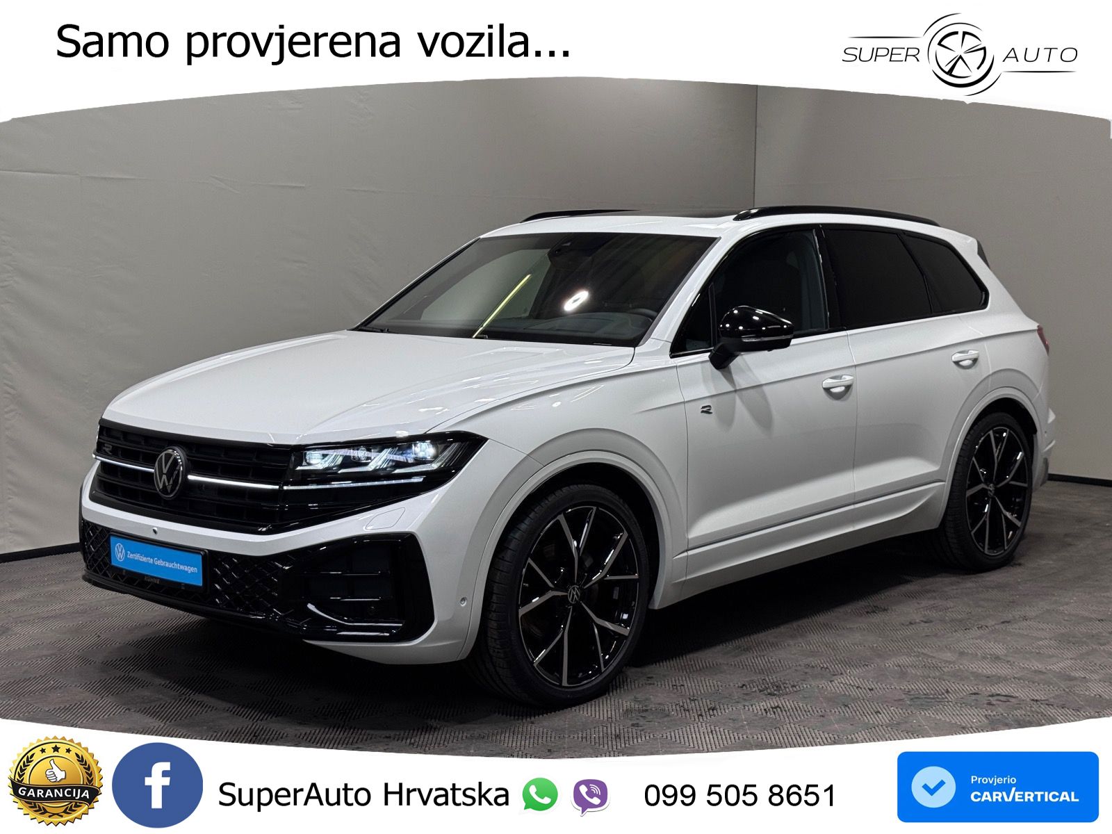 Volkswagen Touareg 3.0 V6 TDI (286 KS) 4MOTION Tiptronic ZRAČNI+ACC+GR SJED+KAM+PANO