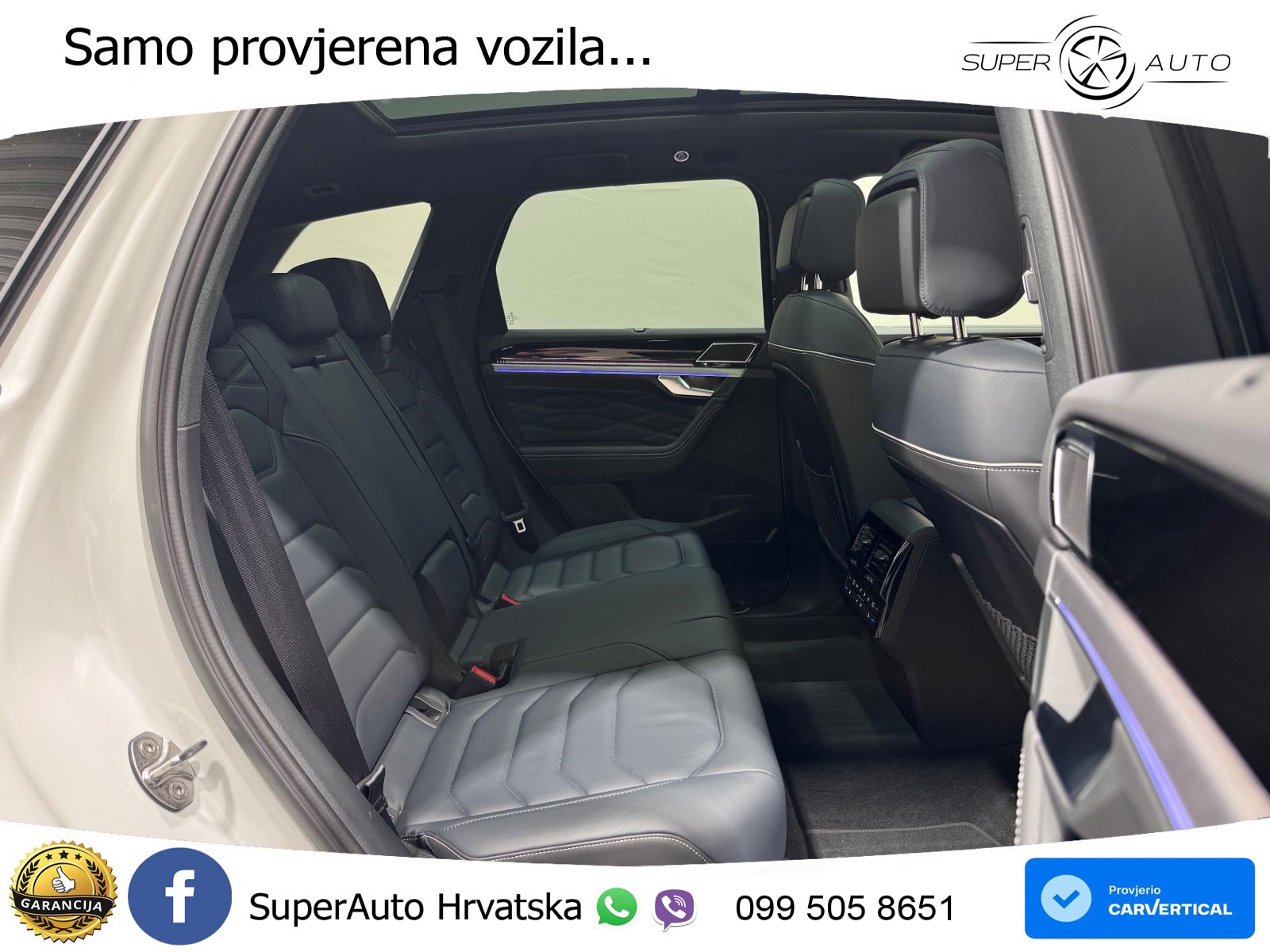 Volkswagen Touareg 3.0 V6 TDI (286 KS) 4MOTION Tiptronic ZRAČNI+ACC+GR SJED+KAM+PANO