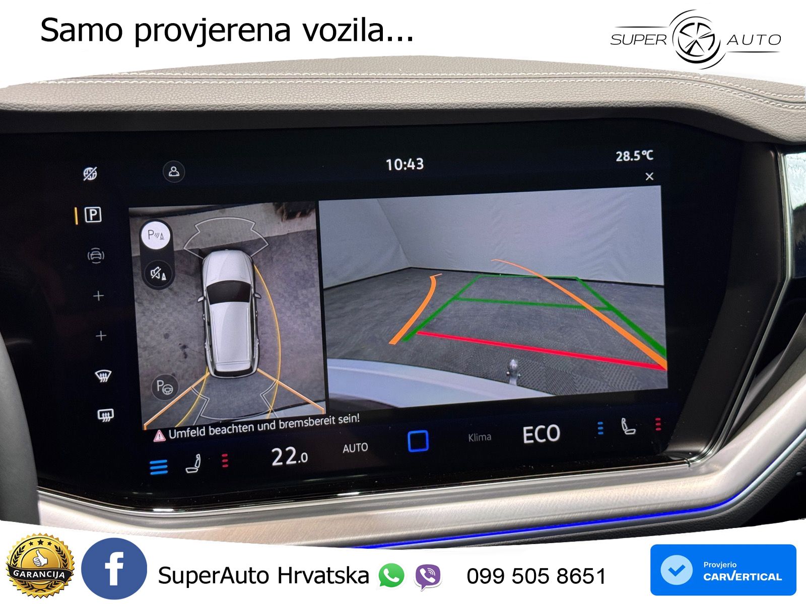 Volkswagen Touareg 3.0 V6 TDI (286 KS) 4MOTION Tiptronic ZRAČNI+ACC+GR SJED+KAM+PANO
