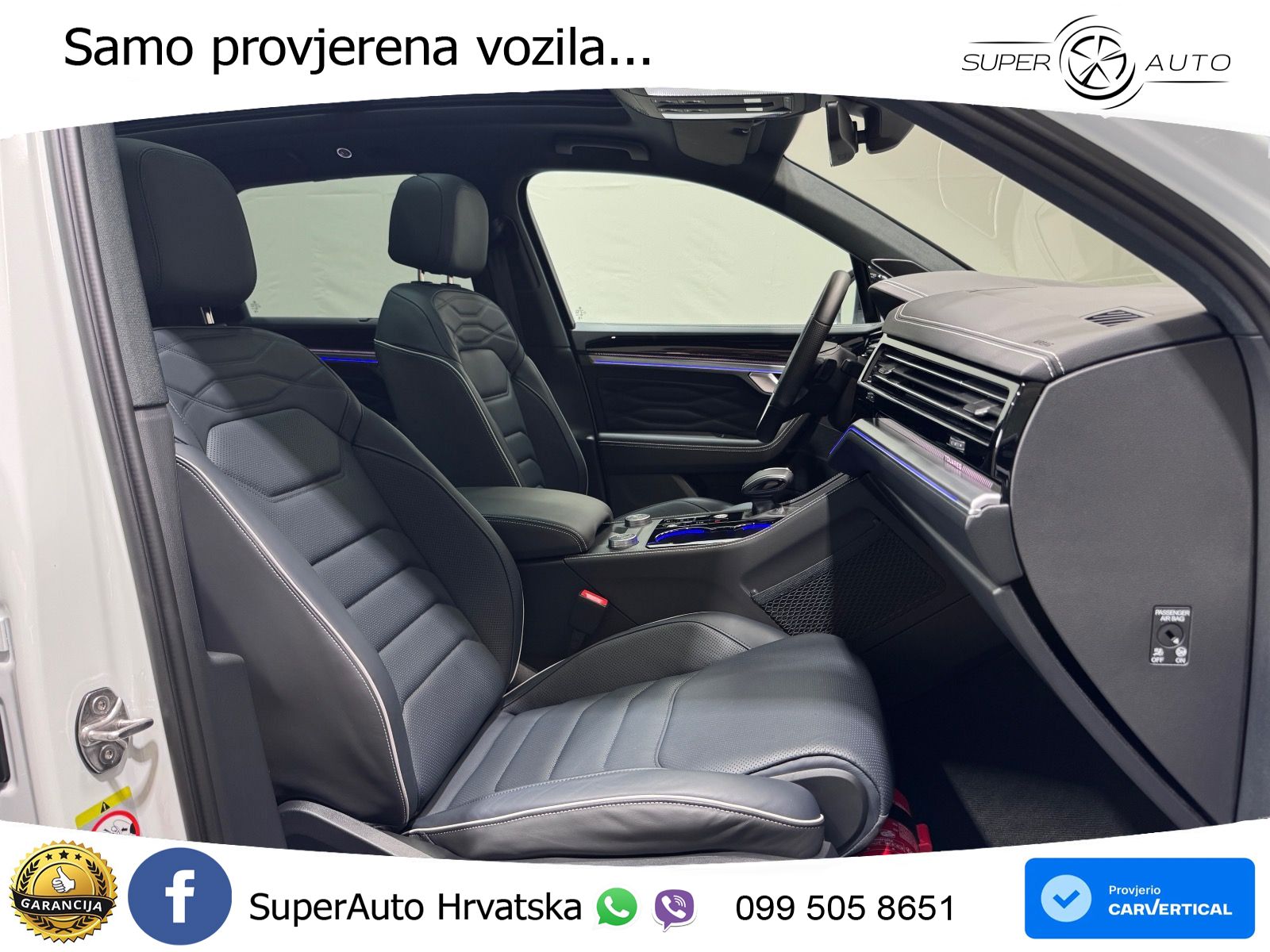 Volkswagen Touareg 3.0 V6 TDI (286 KS) 4MOTION Tiptronic ZRAČNI+ACC+GR SJED+KAM+PANO