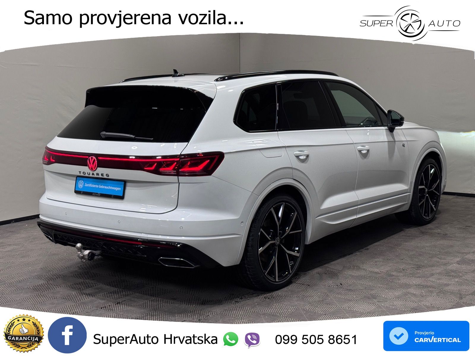 Volkswagen Touareg 3.0 V6 TDI (286 KS) 4MOTION Tiptronic ZRAČNI+ACC+GR SJED+KAM+PANO