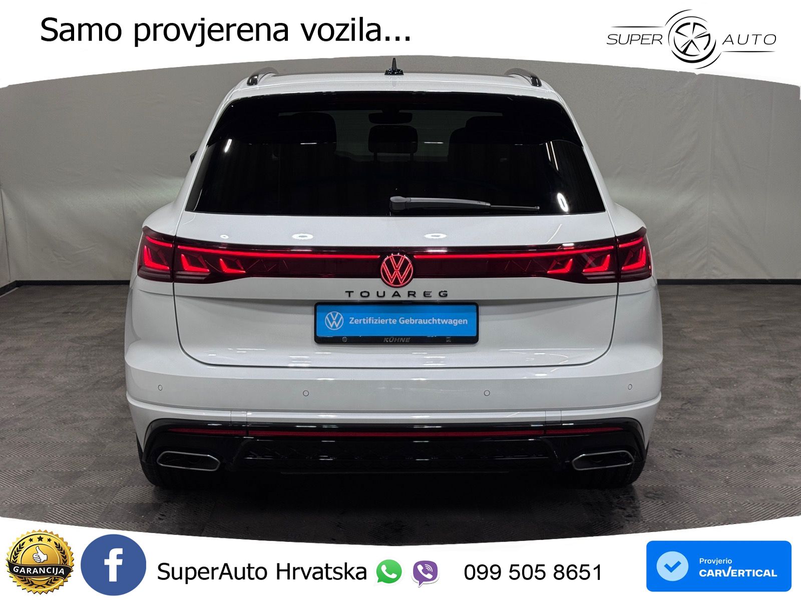 Volkswagen Touareg 3.0 V6 TDI (286 KS) 4MOTION Tiptronic ZRAČNI+ACC+GR SJED+KAM+PANO