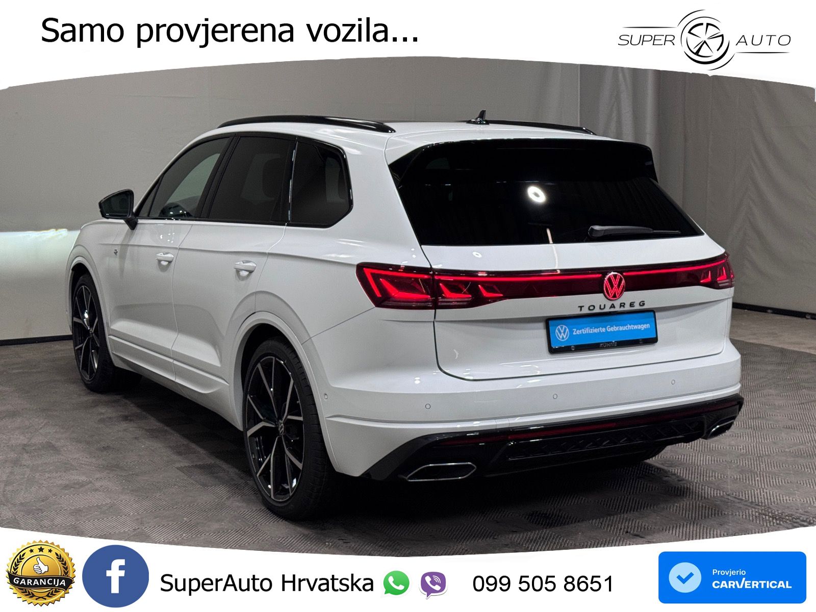 Volkswagen Touareg 3.0 V6 TDI (286 KS) 4MOTION Tiptronic ZRAČNI+ACC+GR SJED+KAM+PANO