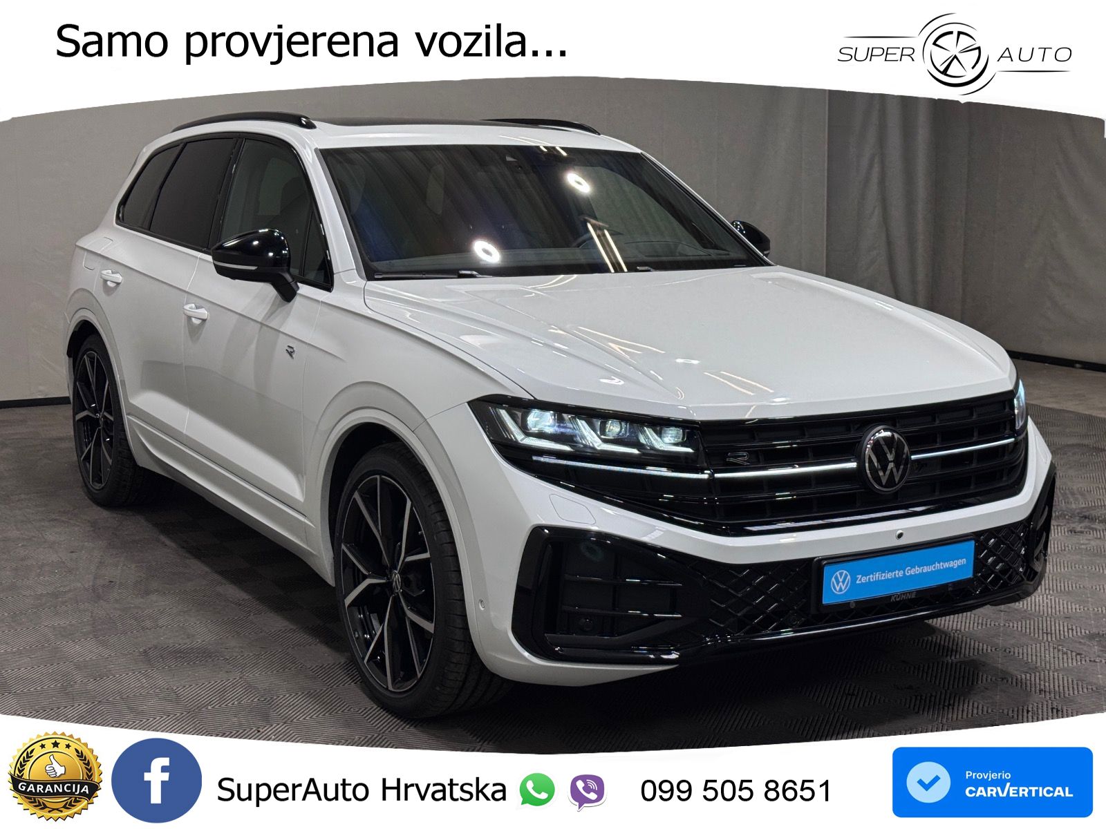Volkswagen Touareg 3.0 V6 TDI (286 KS) 4MOTION Tiptronic ZRAČNI+ACC+GR SJED+KAM+PANO