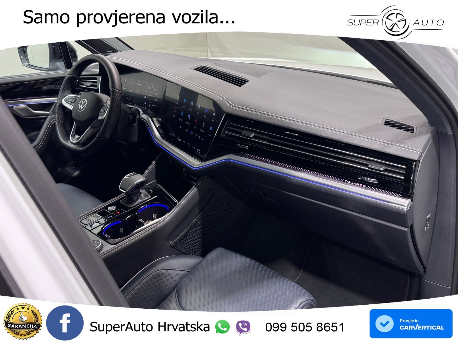 Volkswagen Touareg 3.0 V6 TDI (286 KS) 4MOTION Tiptronic ZRAČNI+ACC+GR SJED+KAM+PANO